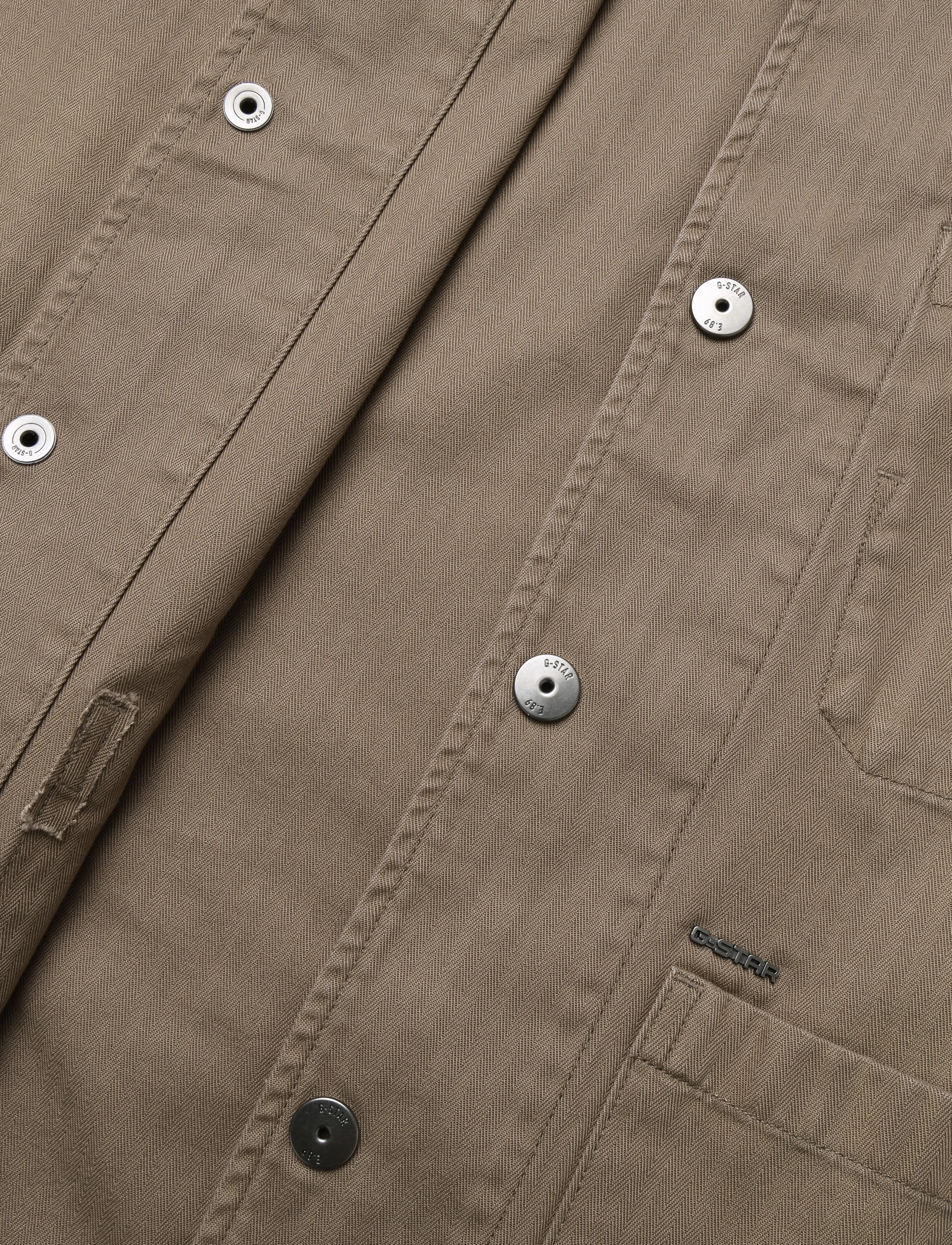G-Star - 2 pkt overshirt - ungefütterte denimjacken - fossil - 3