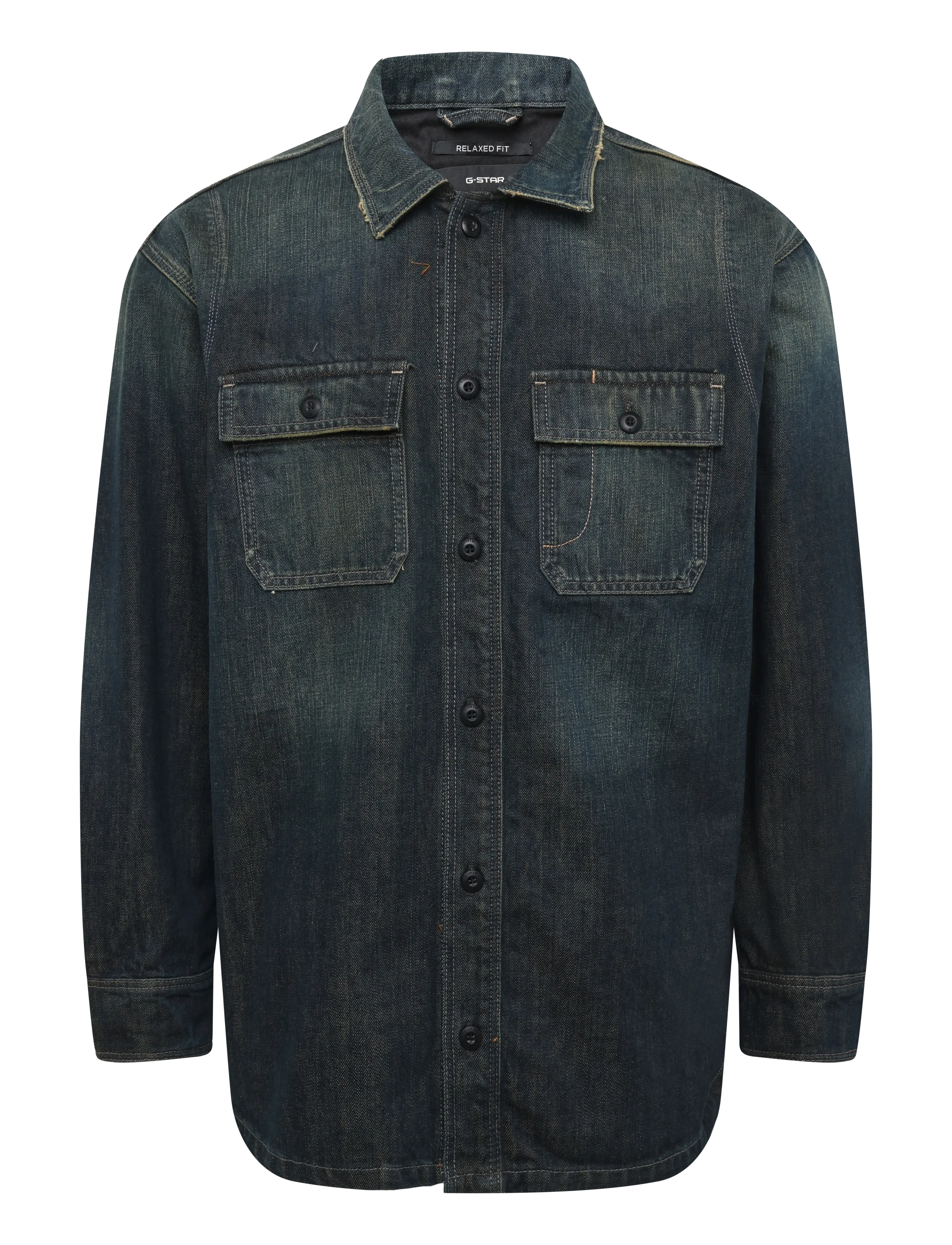 G-Star - Utility Relaxed Overshirt - ungefütterte denimjacken - antique faded shadow - 1