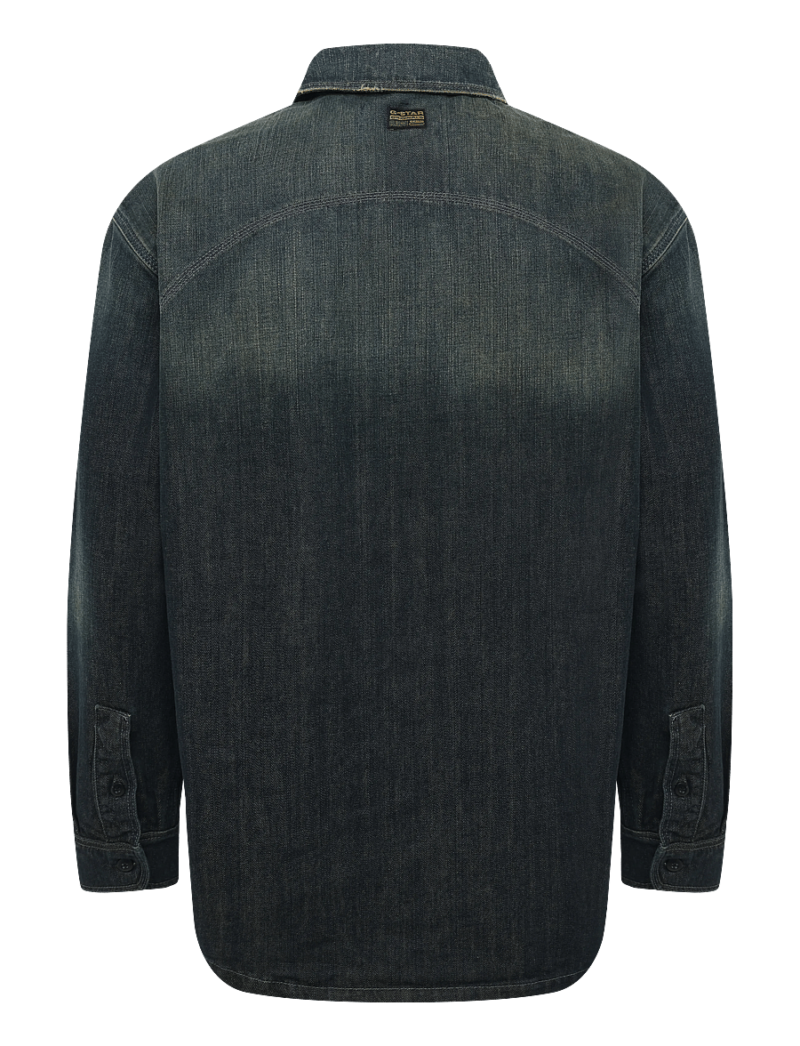 G-Star - Utility Relaxed Overshirt - ungefütterte denimjacken - antique faded shadow - 2