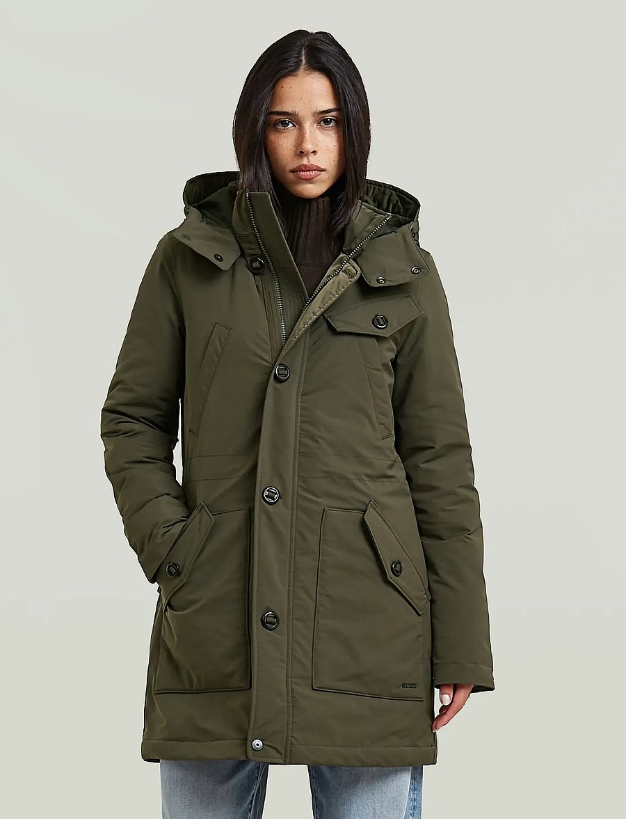 G-Star - Vodan parka wmn - parkas - black olive - 0