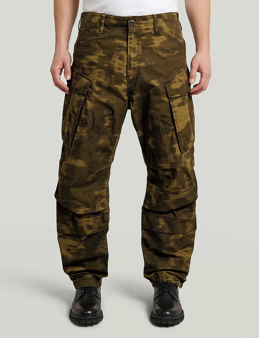 G-Star - Rovic 3D Relaxed - cargohosen - dk khaki od butternut motion camo - 0