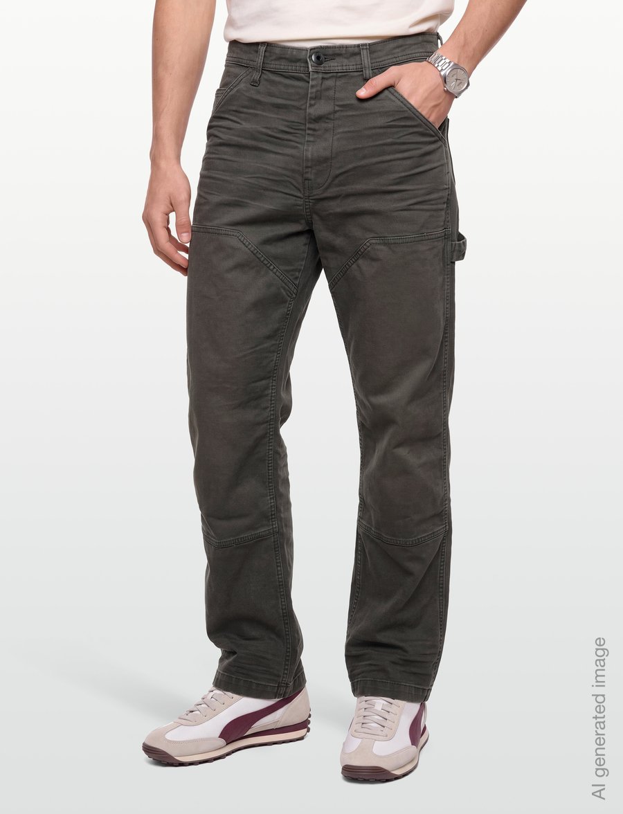 G-Star - Carpenter relaxed straight - weite jeans - vintage dust asfalt gd - 3
