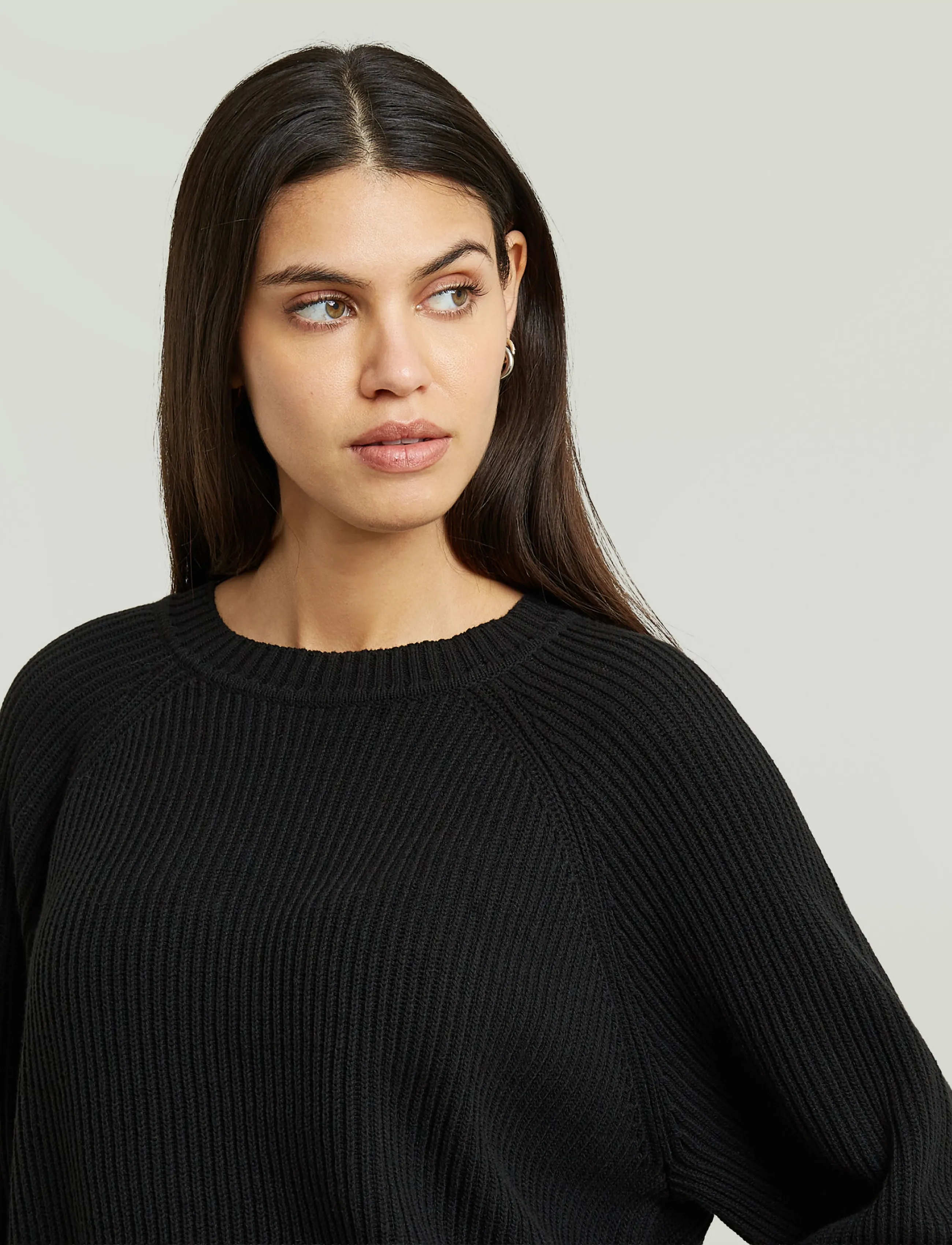 G-Star - Unit crew knit wmn - stickade tröjor - dk black - 5
