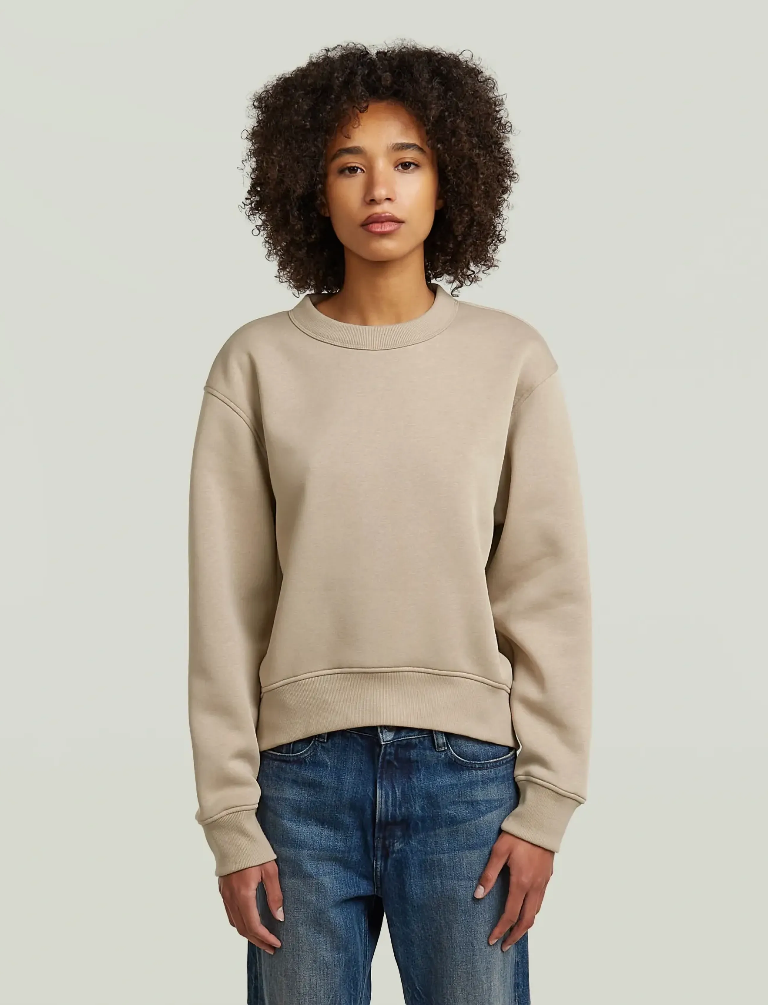 G-Star Relaxed R Sw Wmn, XS, Cream, Sweatshirts & Hættetrøjer > Sweatshirts, Dame