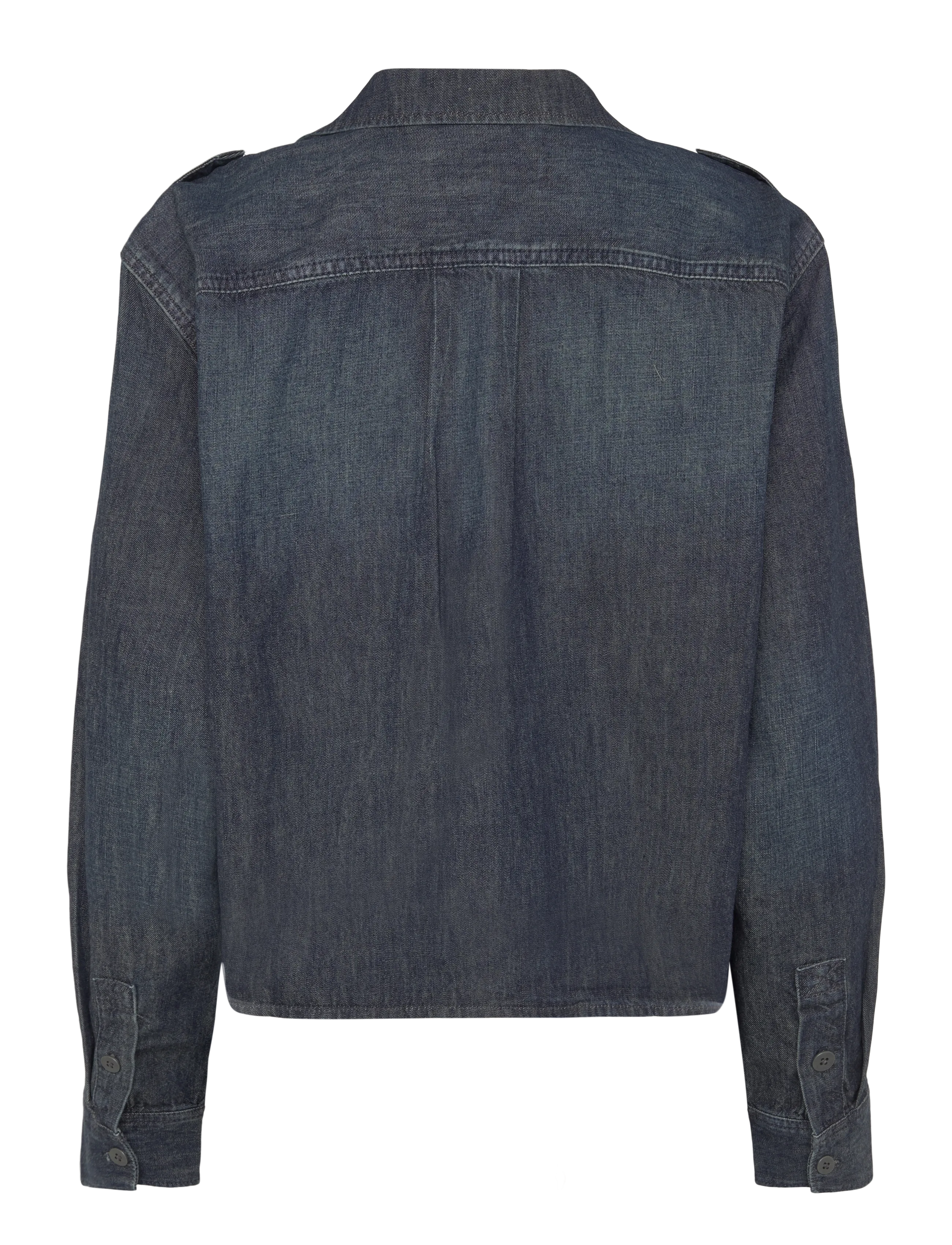 G-Star - Boxy Relaxed 2-pkt Shirt l\s wmn - teksasärgid - antique asphalt - 2