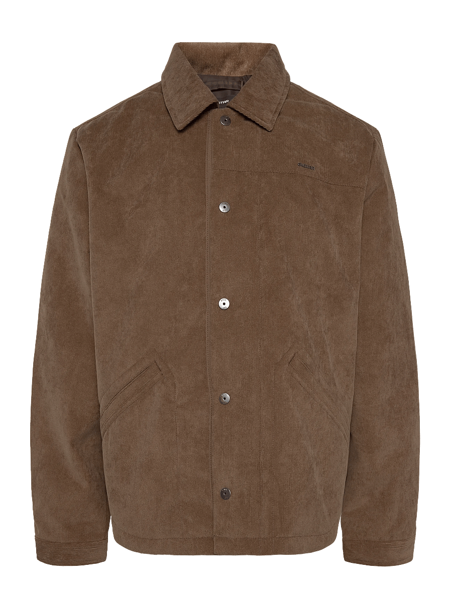 G-Star - Tech pdd corduroy overshirt - overshirts - bison - 0
