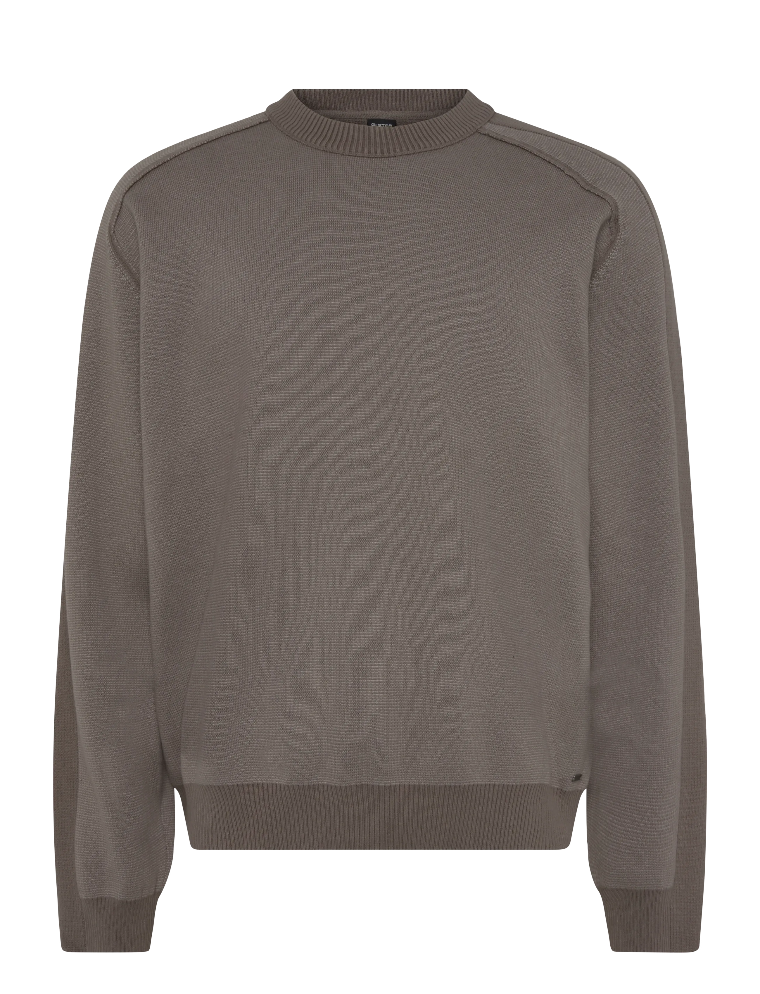 G-Star Two tone raglan relaxed r knit - Apģērbi - TURF/ELEPHANT SKIN / grey