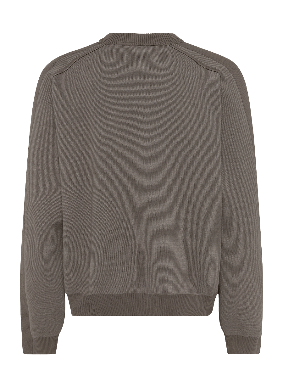 G-Star - Two tone raglan relaxed r knit - rundhalsad - turf/elephant skin - 1