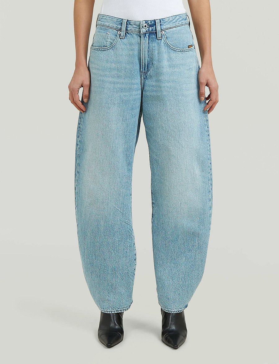 G-Star - Barrel 3D Loose Wmn - sun faded pacific blue - 0