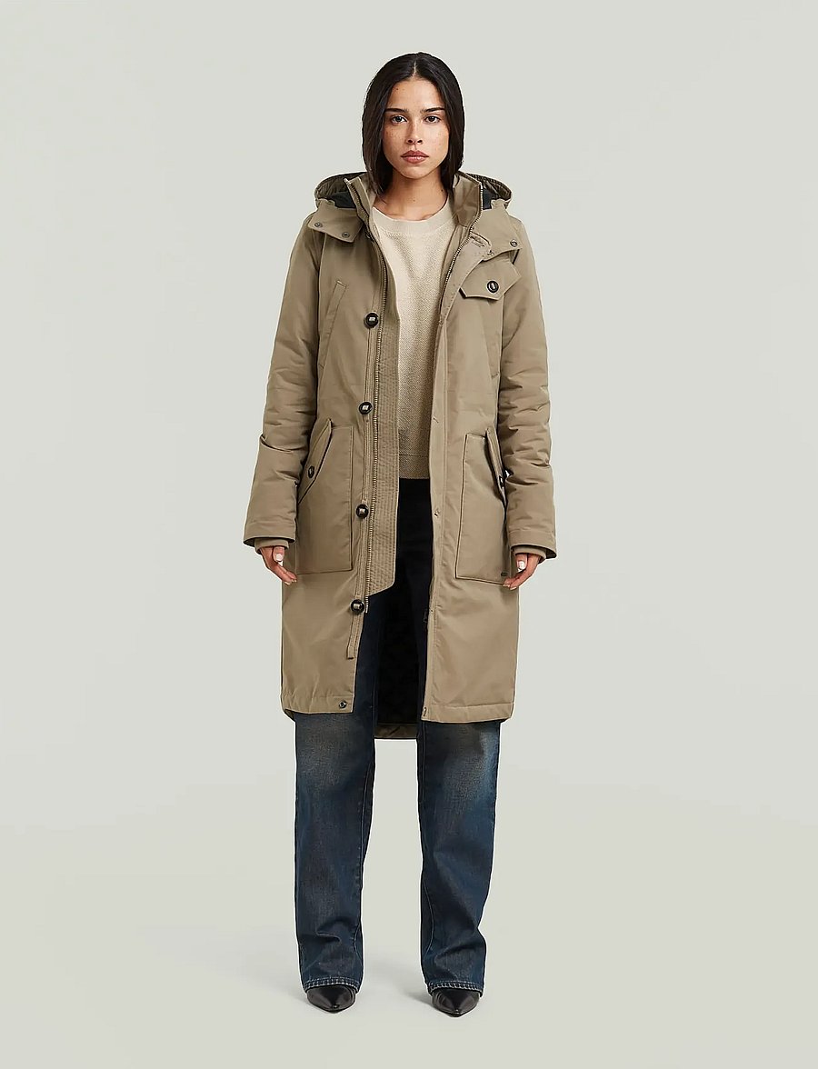 G-Star - Vodan long jkt wmn - parkas - fossil - 4