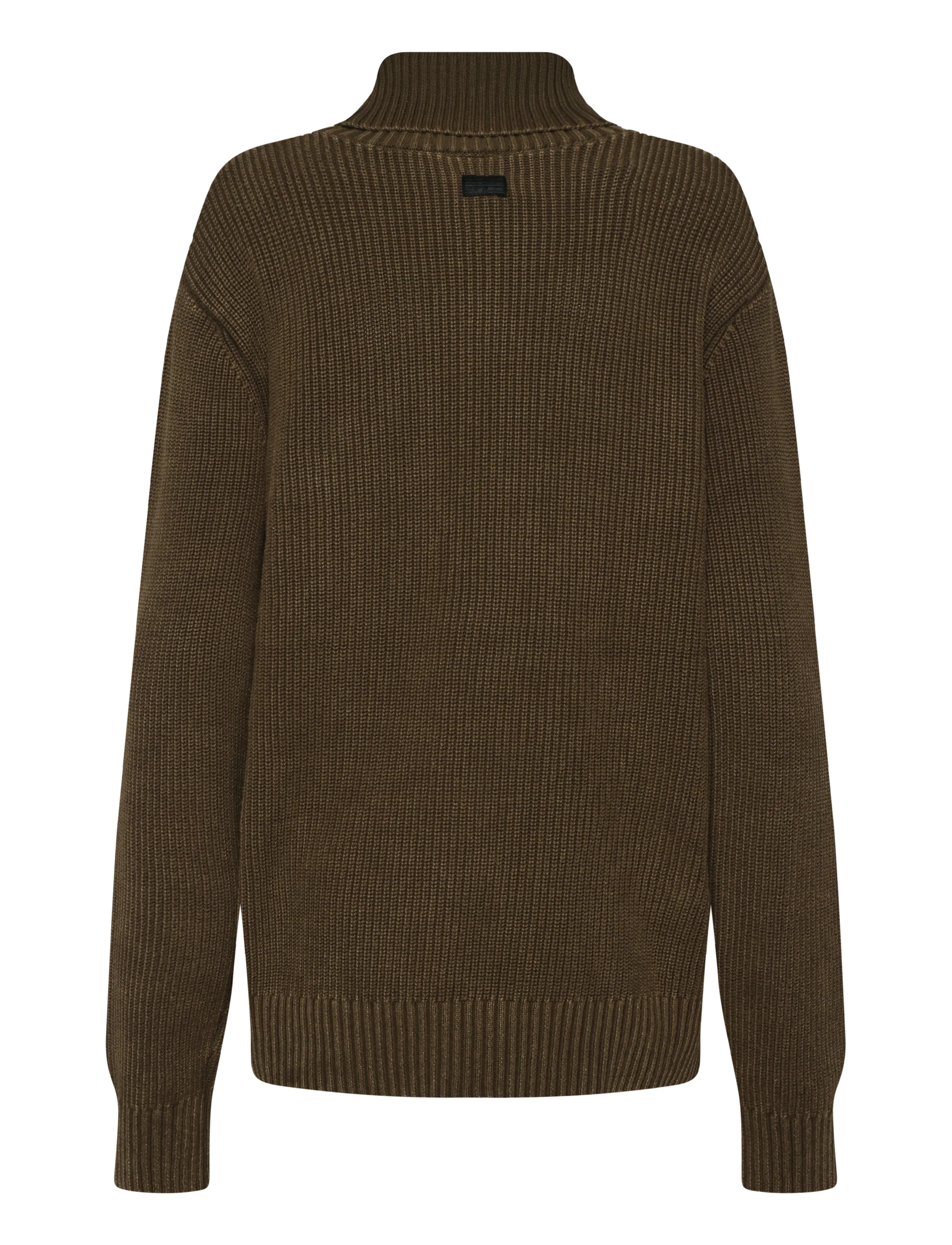 G-Star - Washed rib roll neck knit - kõrge kaelusega - dark khaki gd - 2