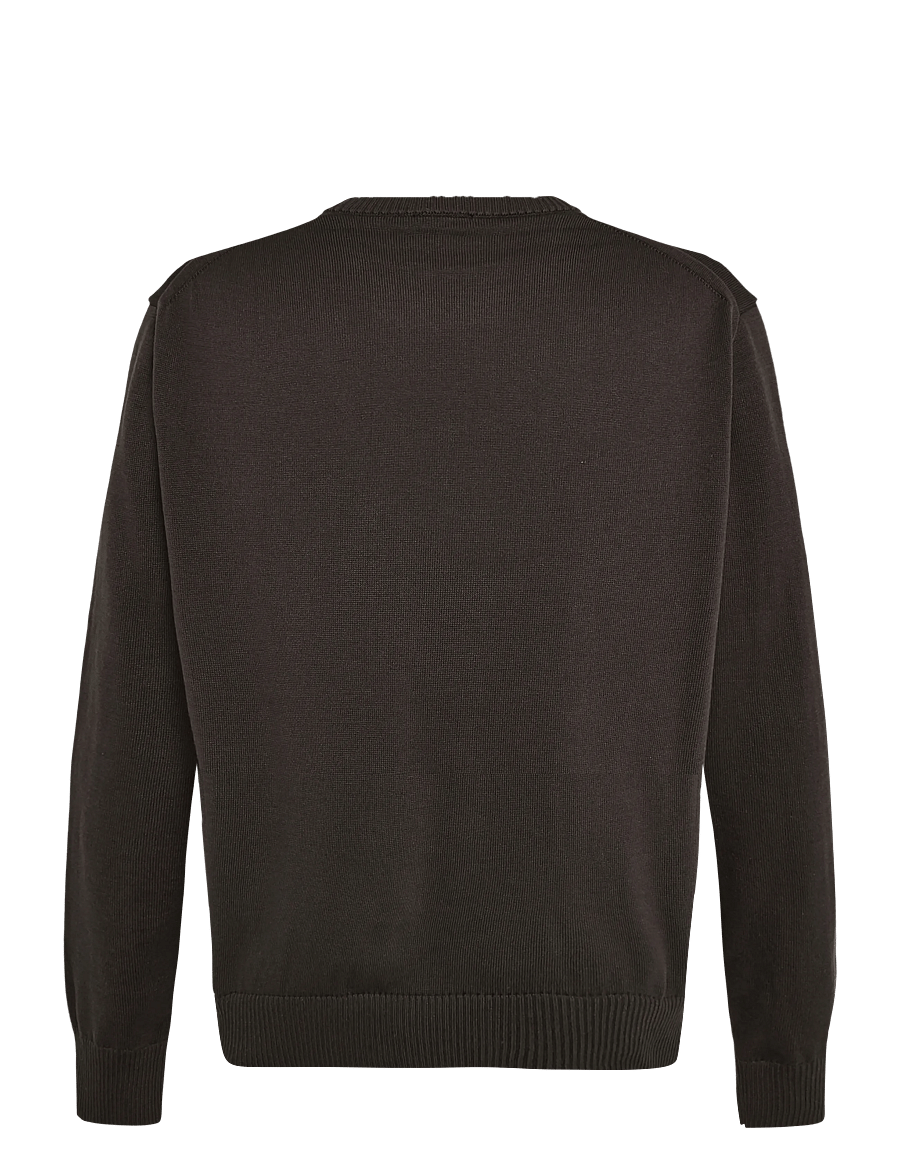 G-Star - Core refined r knit - rundhals - black olive - 2