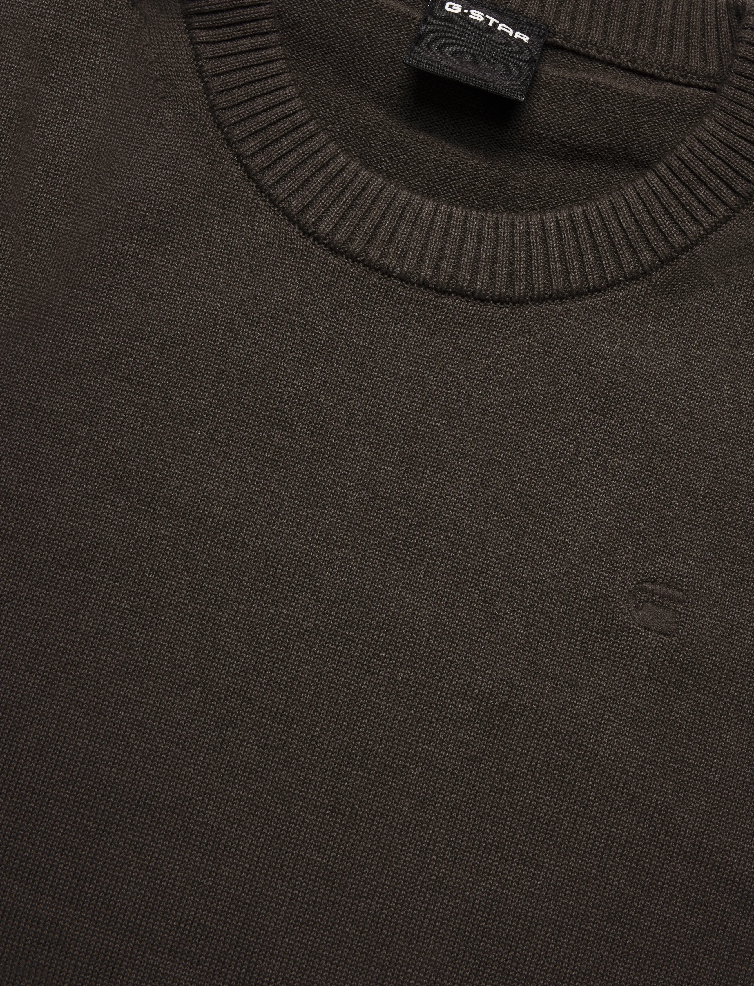 G-Star - Core refined r knit - black olive - 2