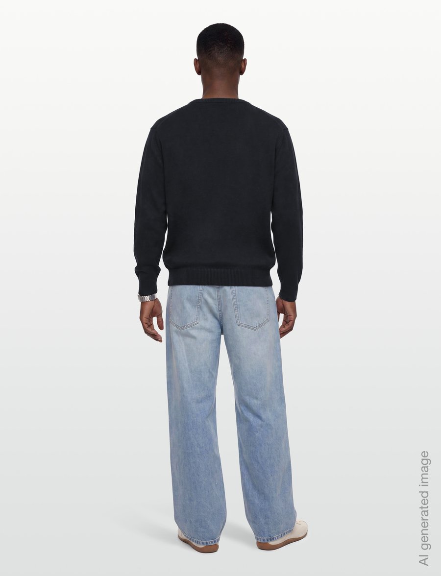 G-Star - Core refined r knit - rundhals - dk legion blue - 4