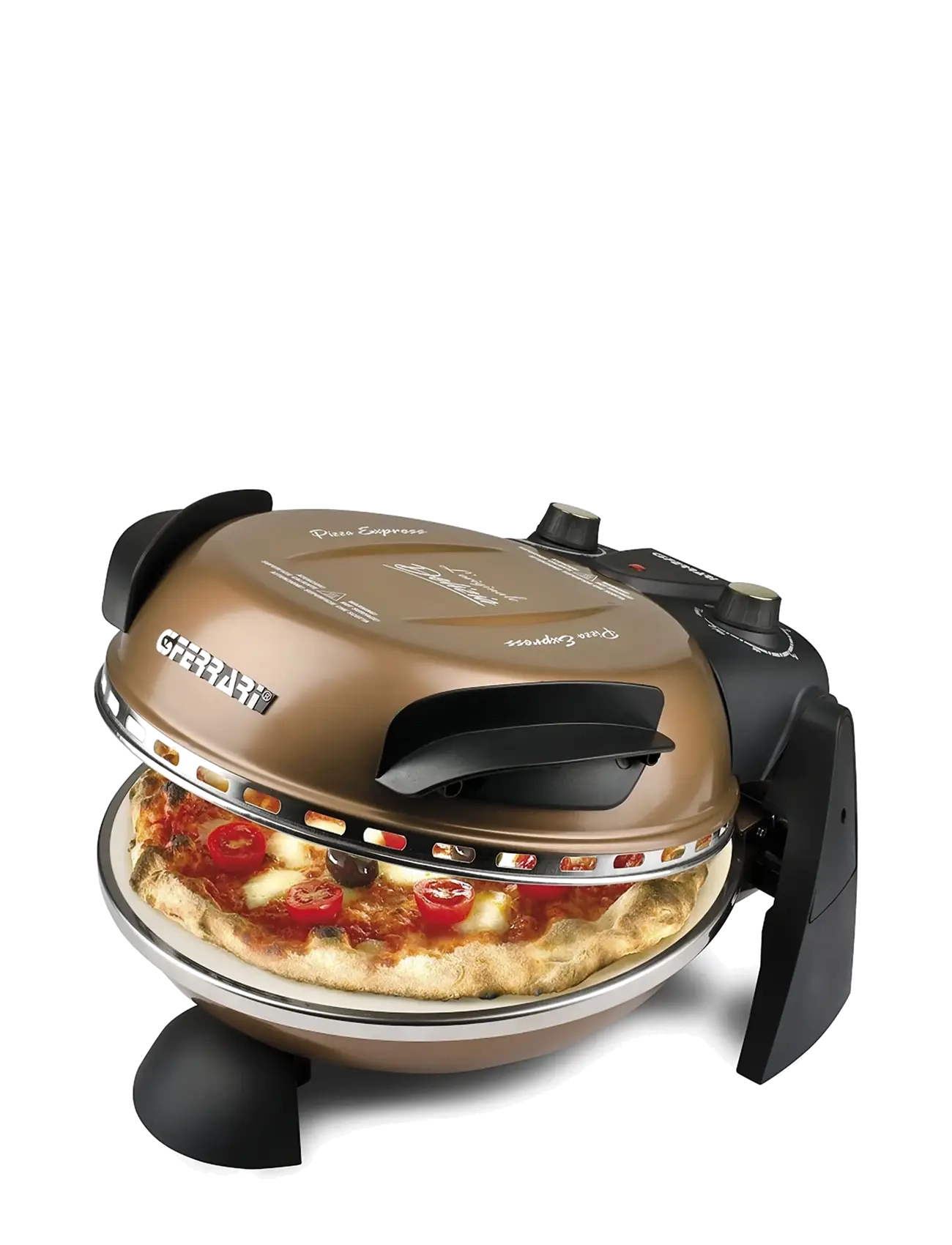G3 Ferrari Pizza Oven Delizia Bronze G3Ferrari , 33.5X35X20 cm, Brown, Kitchen Appliances > Other Kitchen Appliances, Unisex