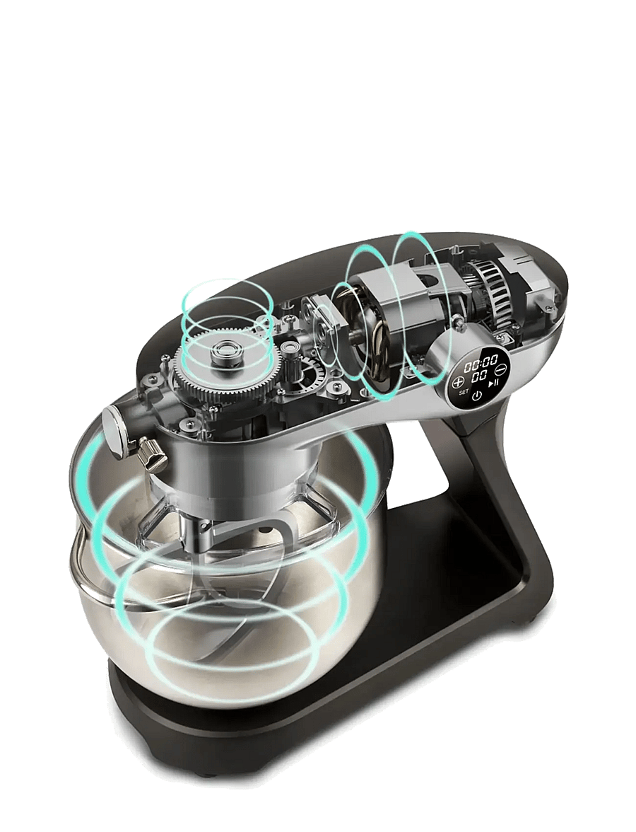 G3 Ferrari - Stand mixer 8 L PASTAIO ELEGANCE G3 Ferrari - standmixer - silver/black - 3