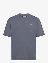 Gabba - Nigel Boxy Snow SS Tee - kortärmade t-shirts - bering sea - 0