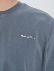 Gabba - Nigel Boxy Snow SS Tee - kortärmade t-shirts - bering sea - 5