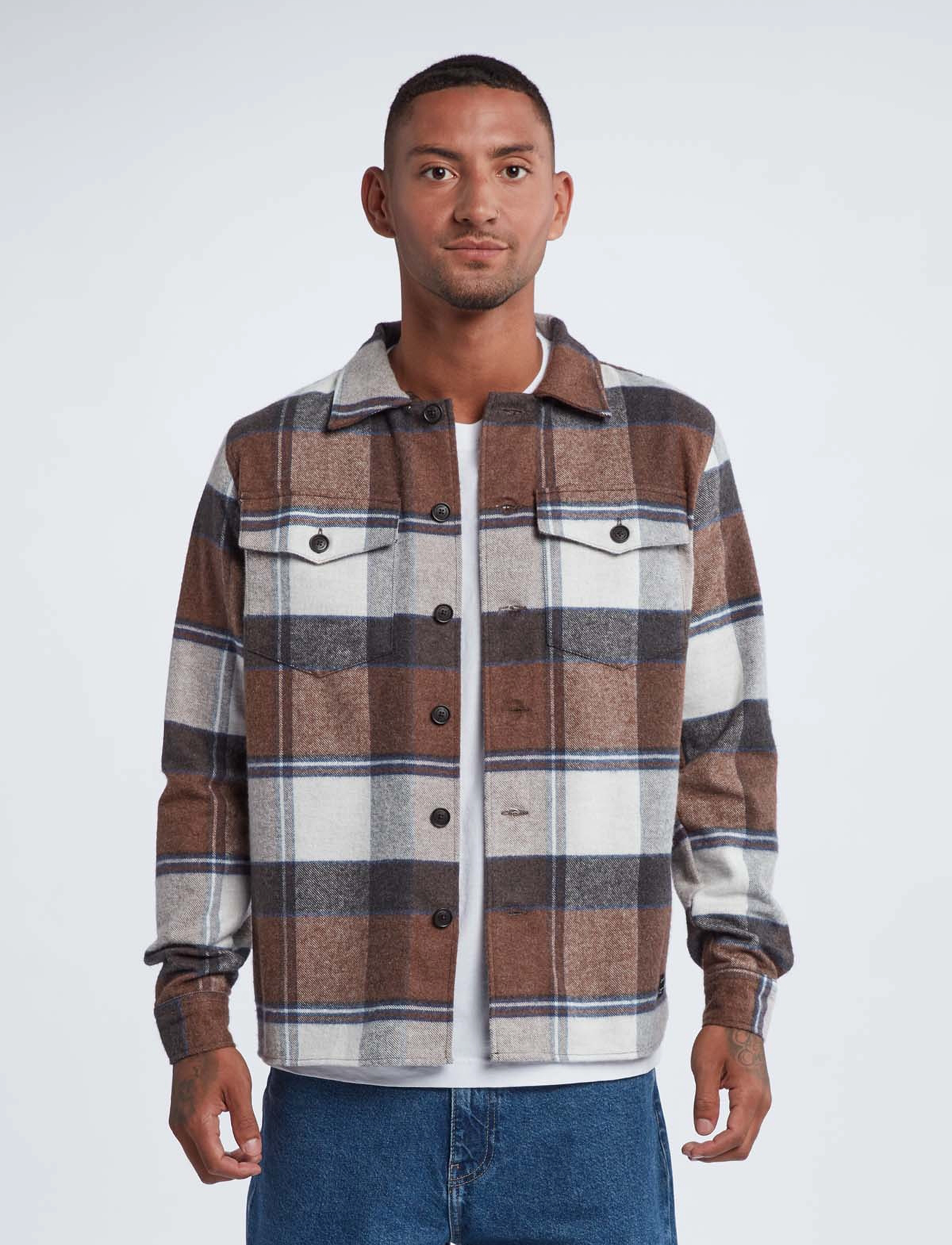 Gabba - Clipper Big Check Overshirt - multi check - 2