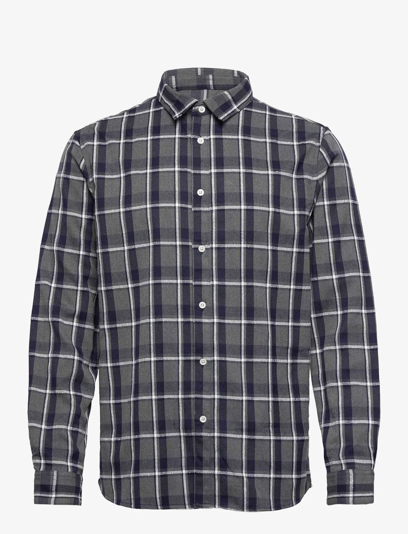 Gabba - York Texture Check LS Shirt - rutiga skjortor - multi check - 0