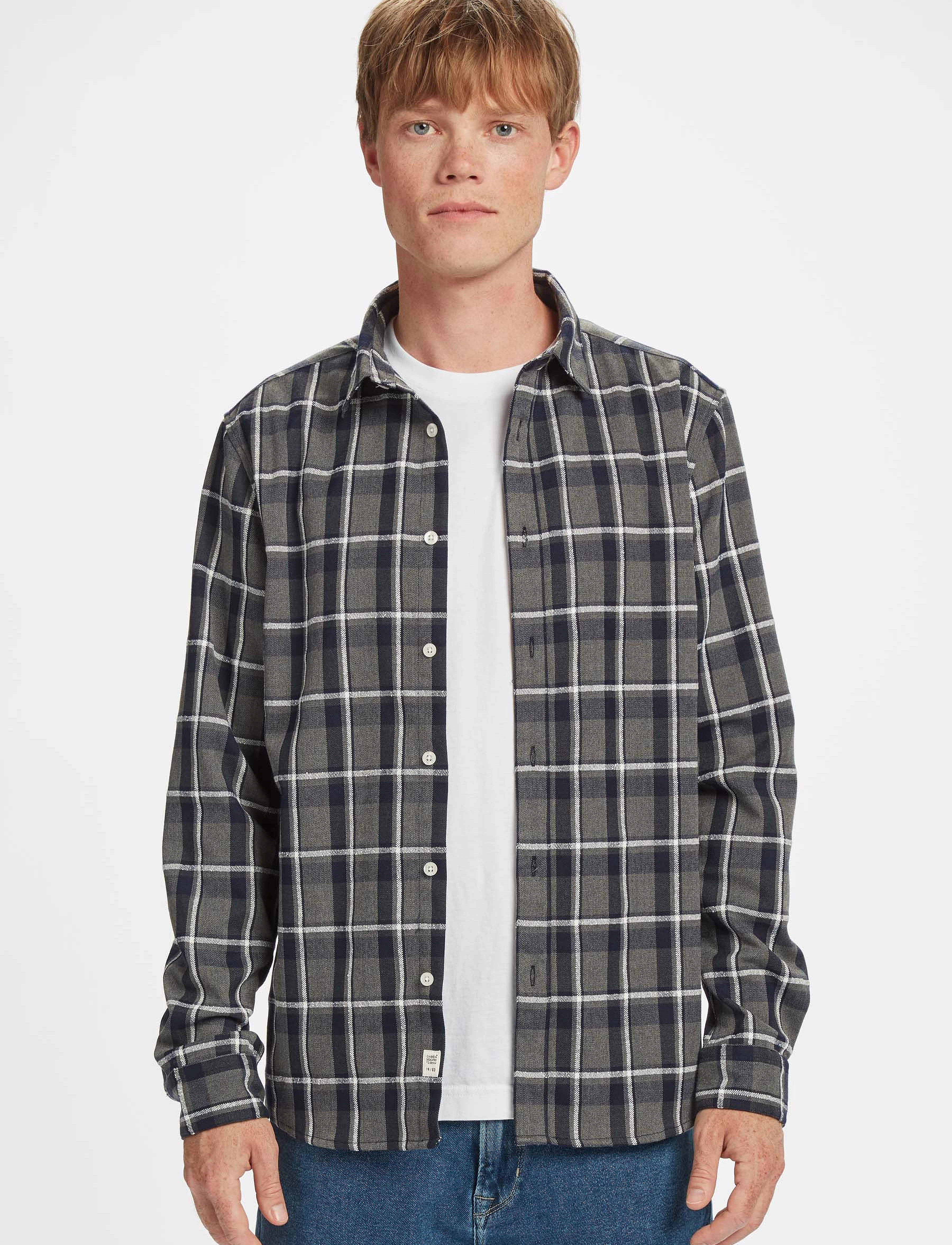 Gabba - York Texture Check LS Shirt - multi check - 2