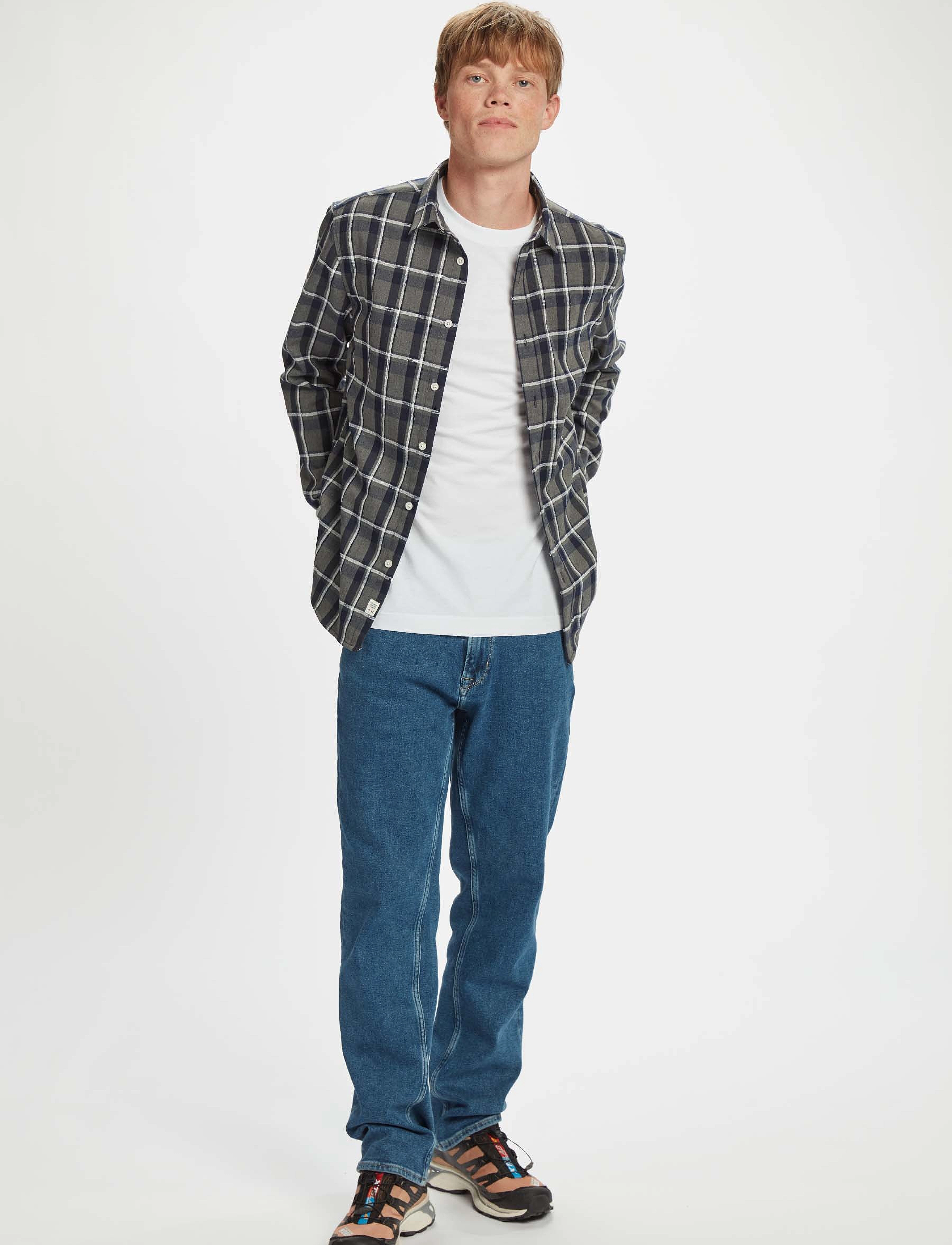 Gabba - York Texture Check LS Shirt - multi check - 4