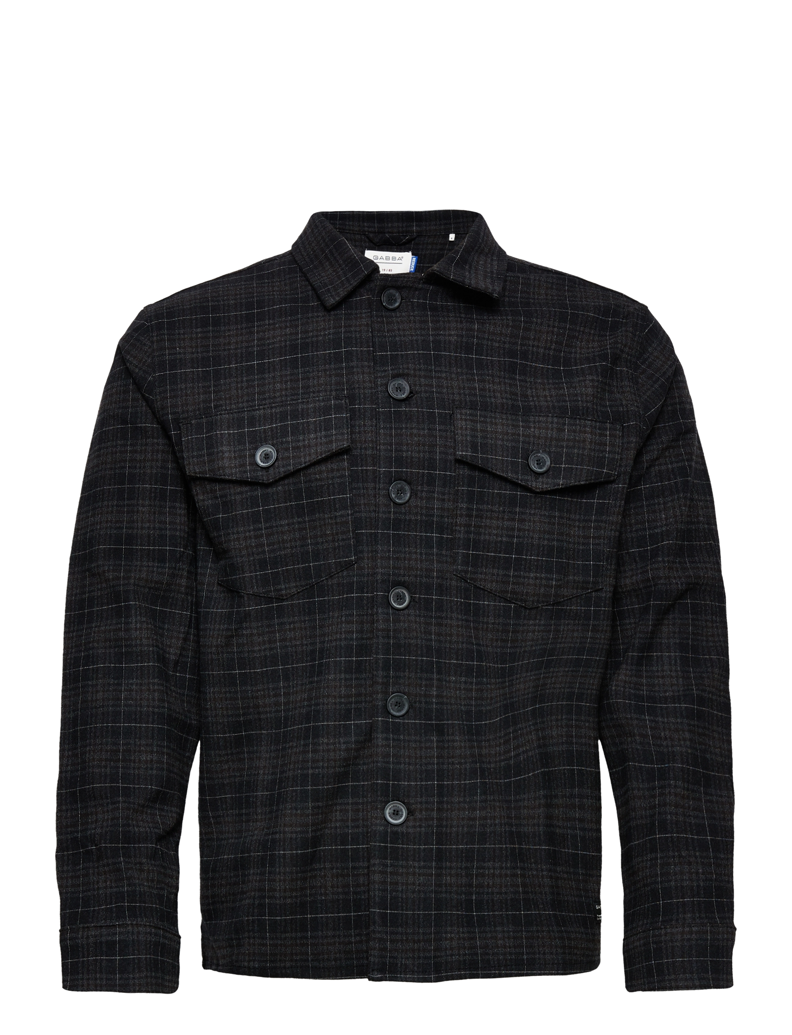 Gabba - Clipper Folle Overshirt - black check - 0