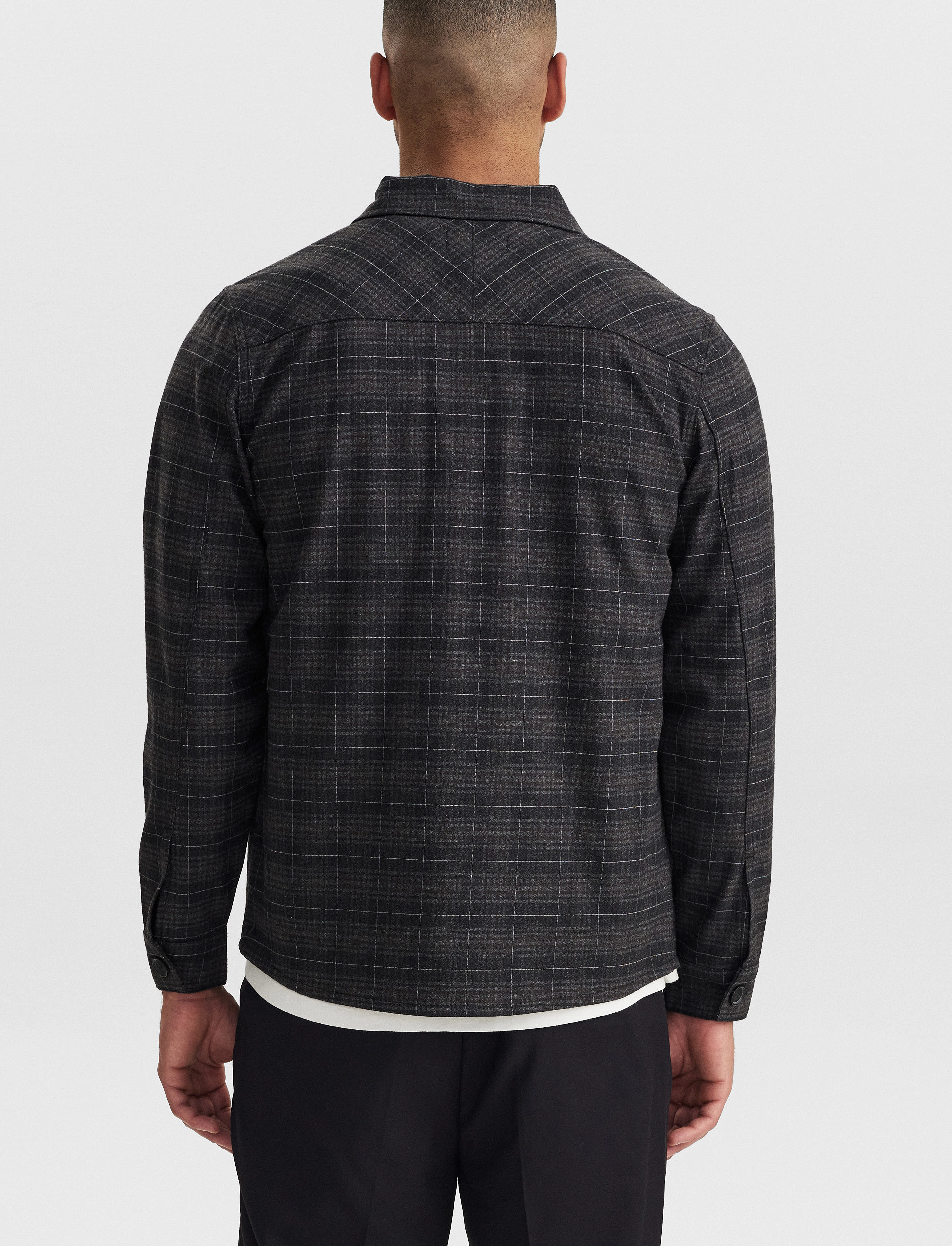 Gabba - Clipper Folle Overshirt - black check - 3