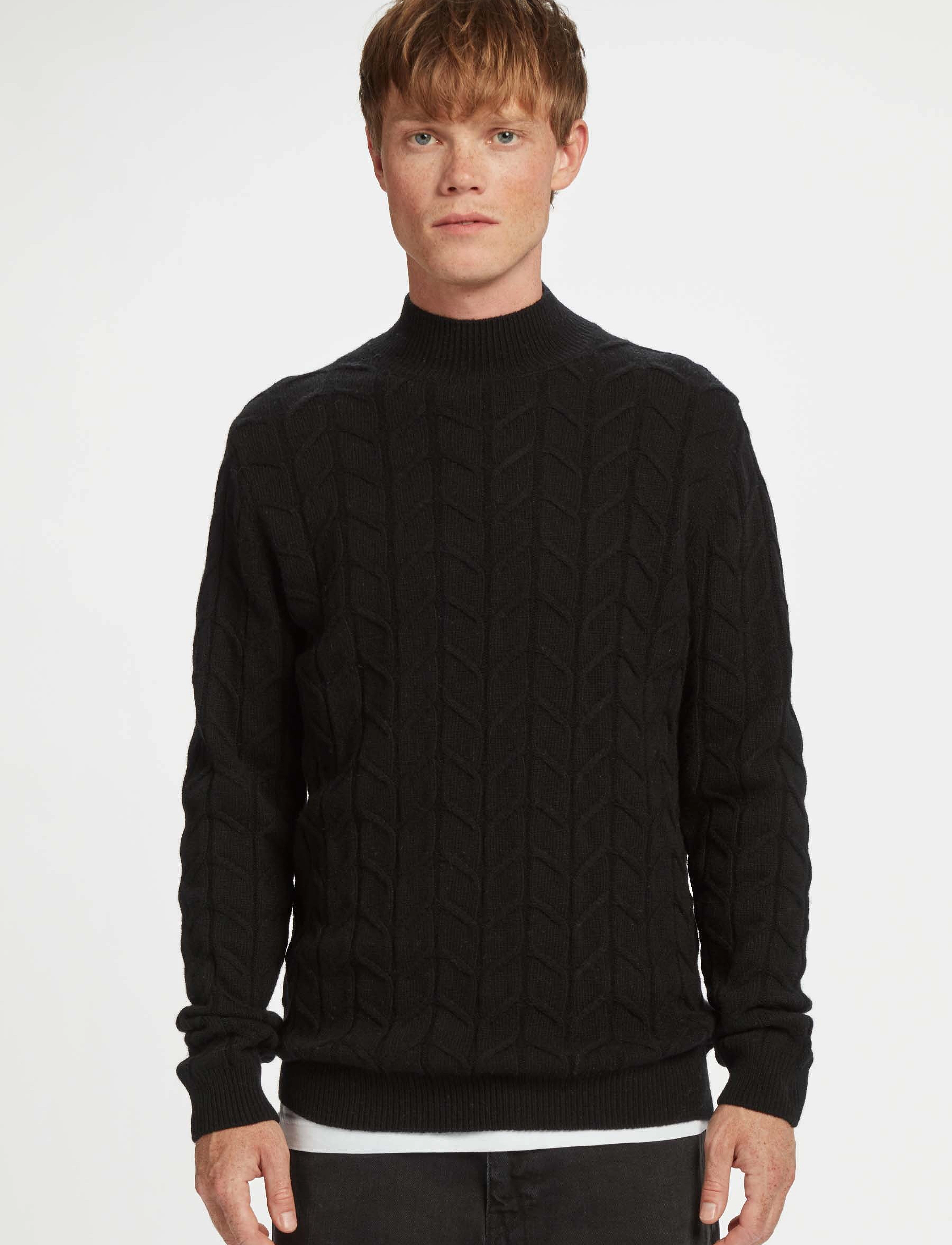 Gabba - Bertram Roll Neck Knit - black - 2