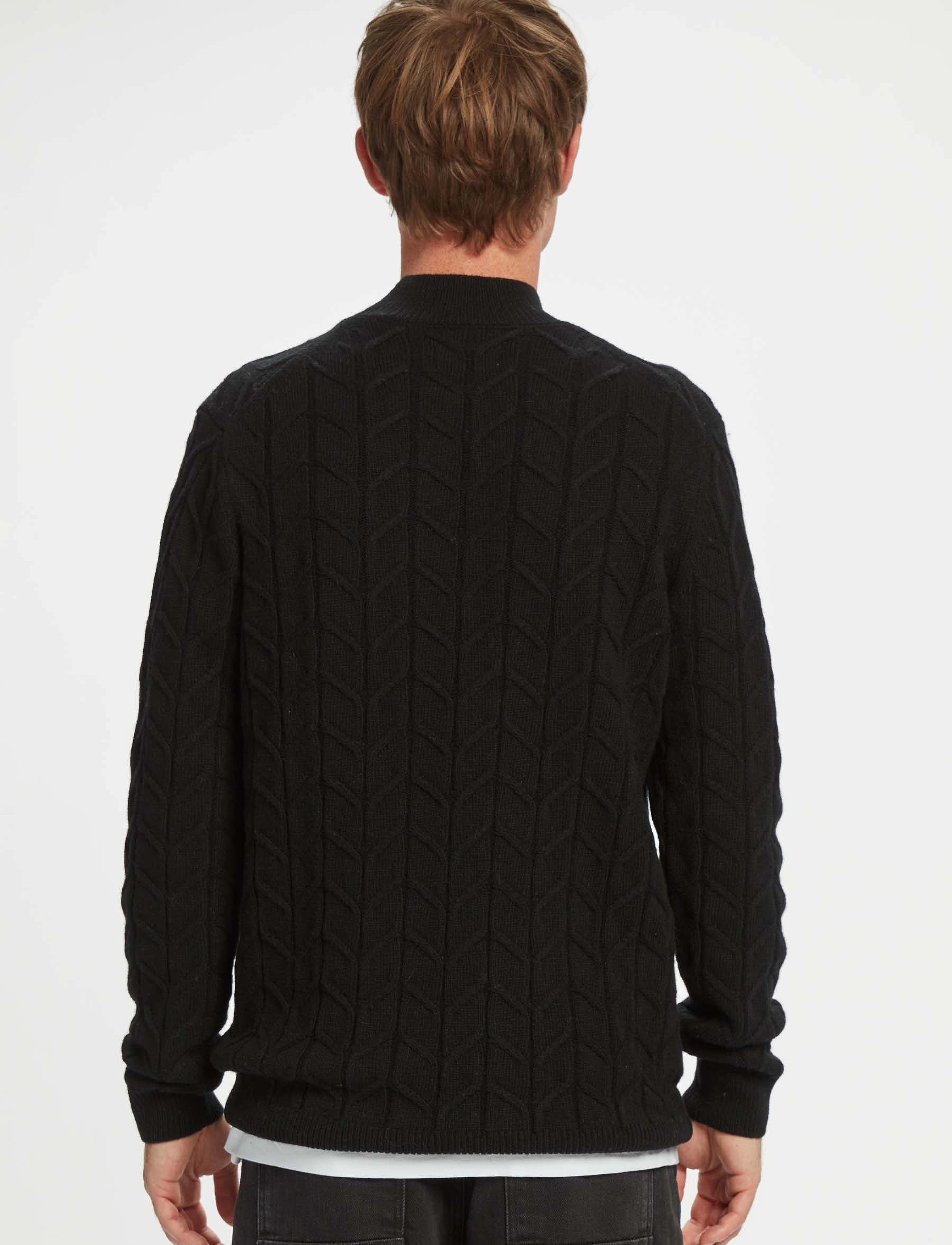 Gabba - Bertram Roll Neck Knit - black - 3