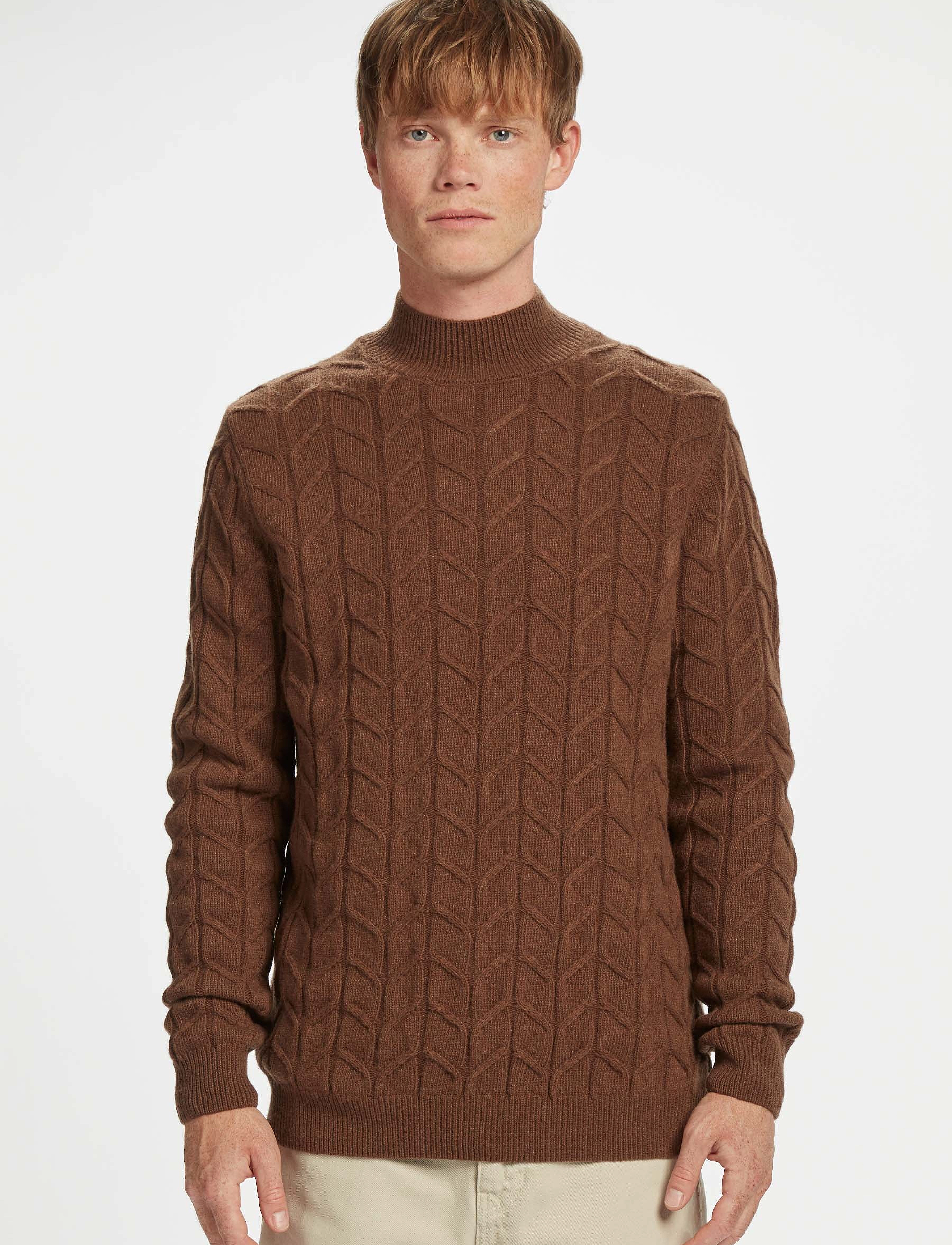 Gabba - Bertram Roll Neck Knit - carafe - 2