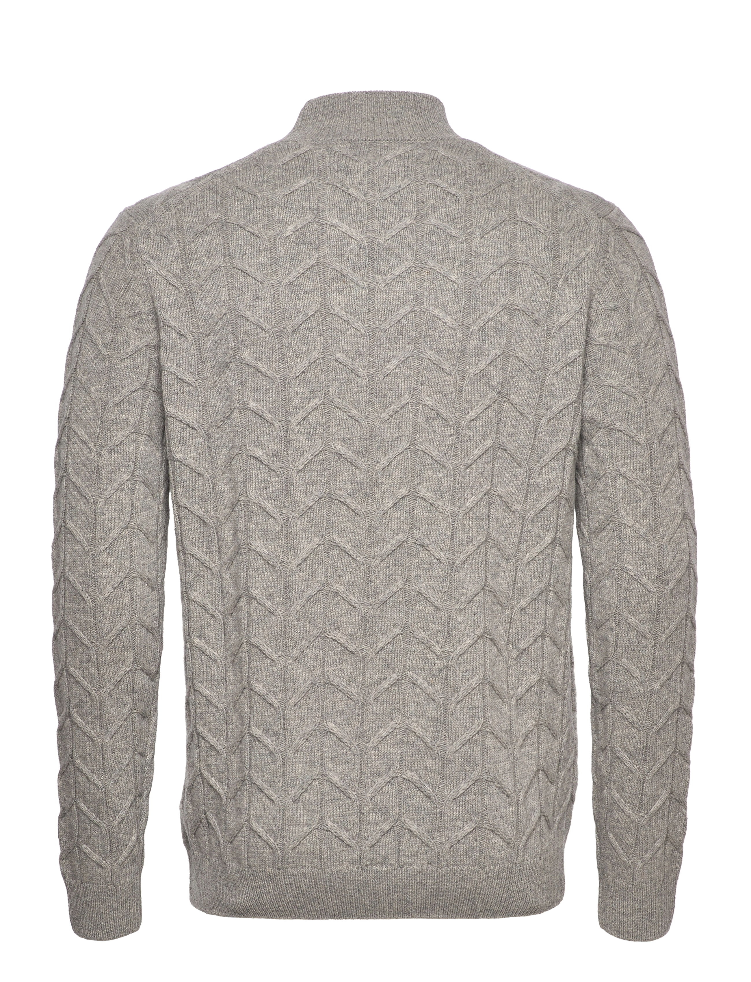 Gabba - Bertram Roll Neck Knit - grey mel - 1