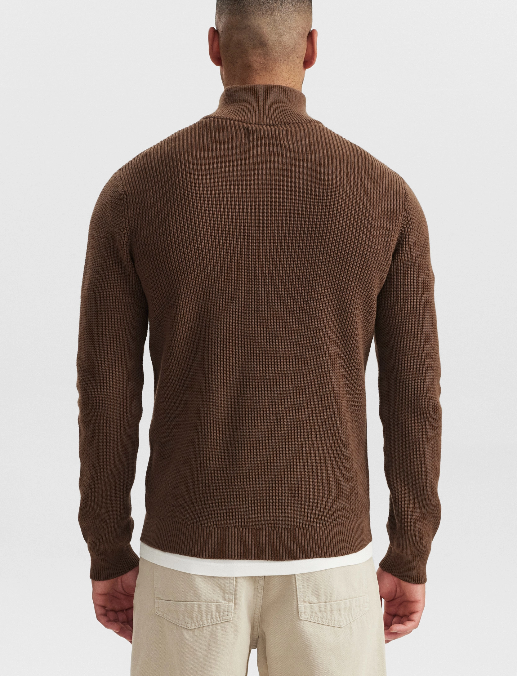 Gabba - Cape Roll Neck Knit - carafe - 3