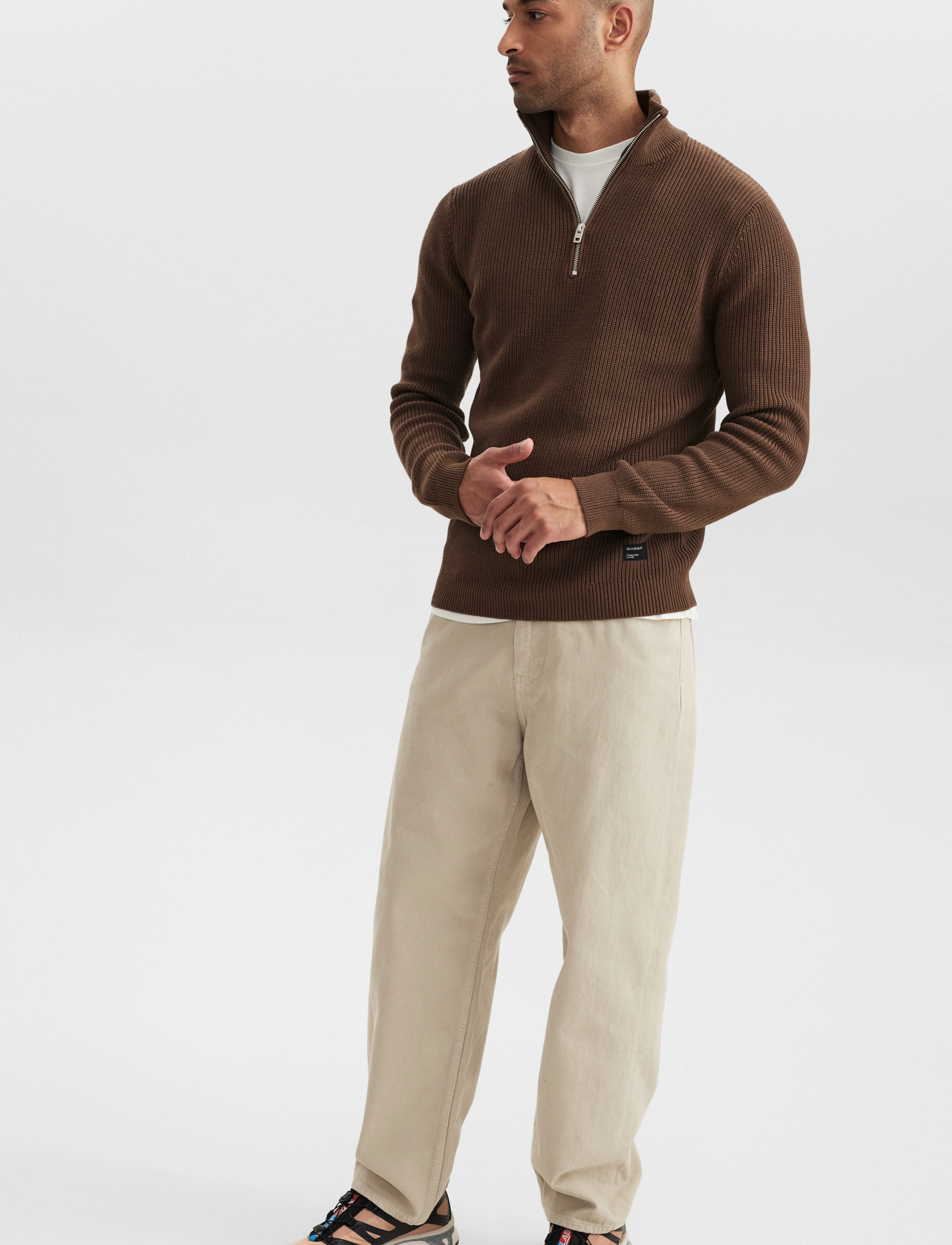 Gabba - Cape Roll Neck Knit - carafe - 4