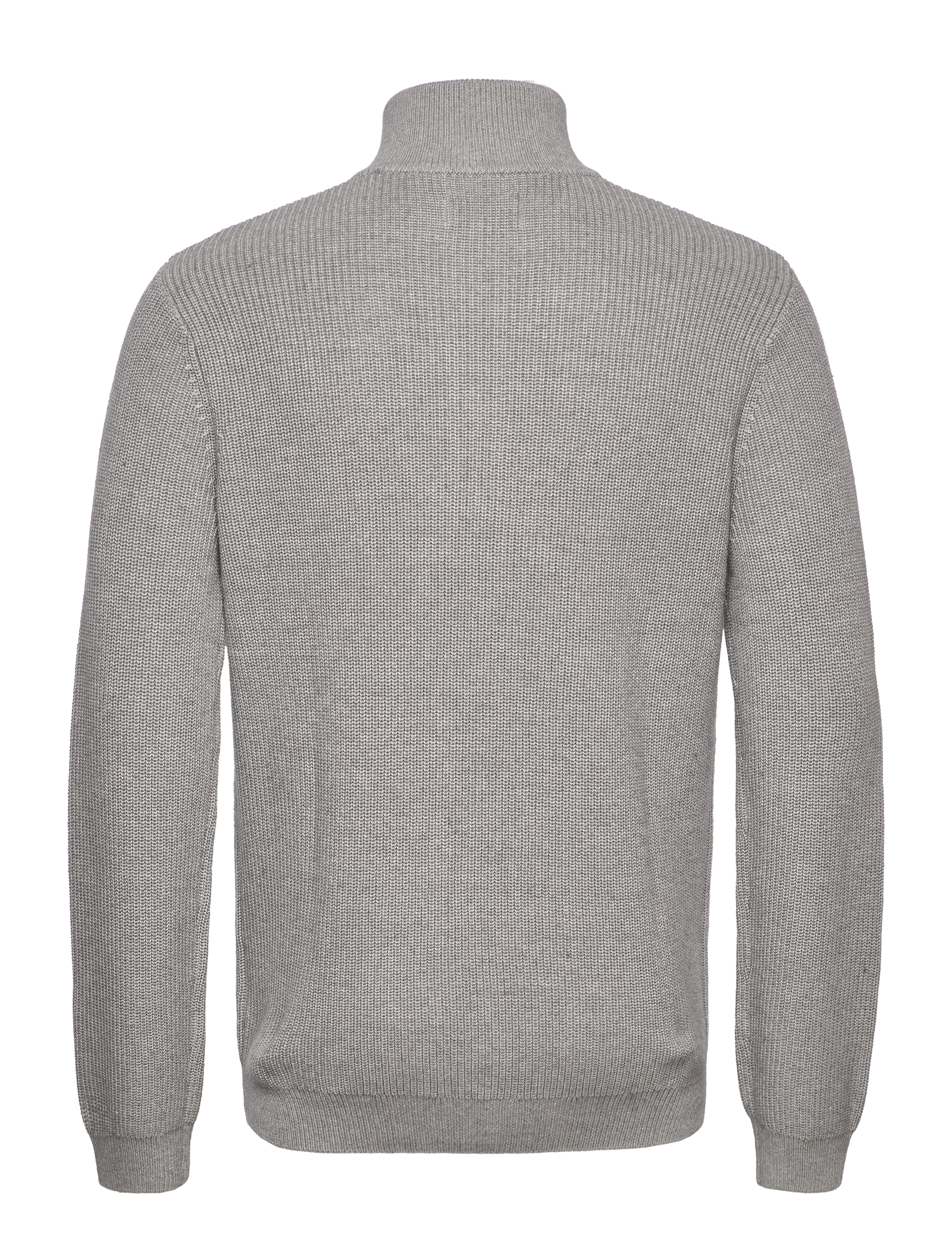 Gabba - Cape Roll Neck Knit - grey mel - 1