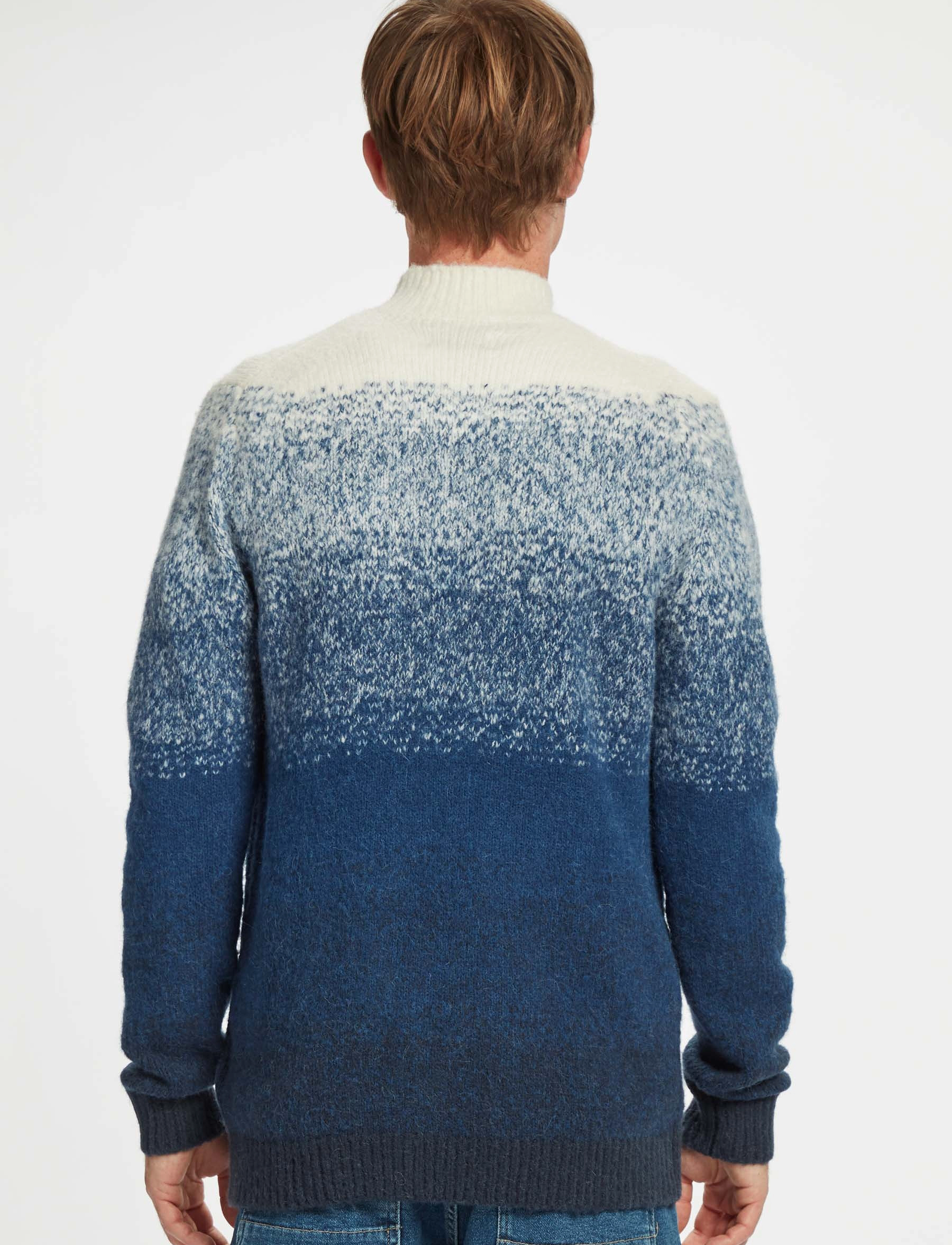 Gabba - Trygve Roll Neck Knit - estate blue - 3