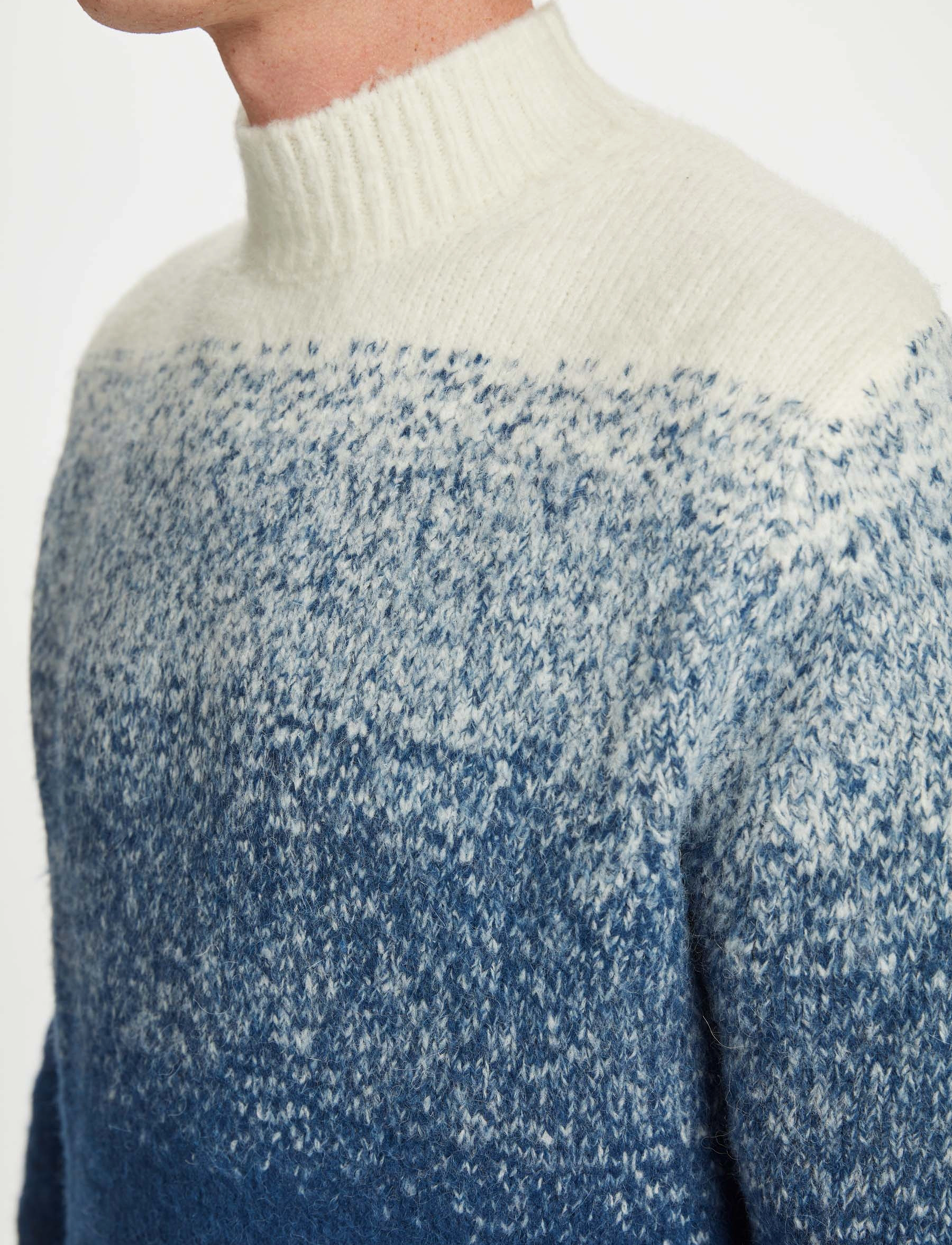 Gabba - Trygve Roll Neck Knit - estate blue - 5