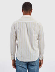 Gabba - Harvey LS Shirt - casual skjortor - beige stripe - 4