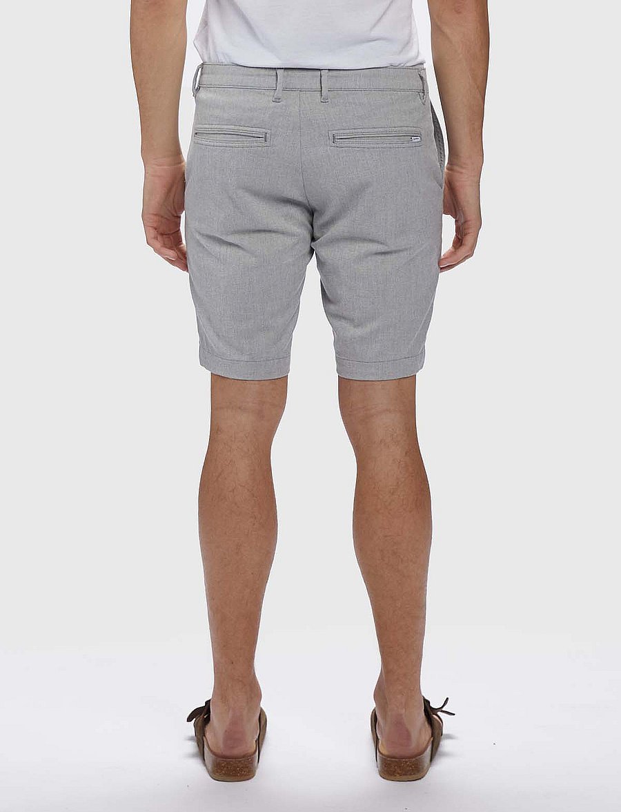 Gabba - Jet Domo Shorts - linased lühikesed püksid - monument - 4
