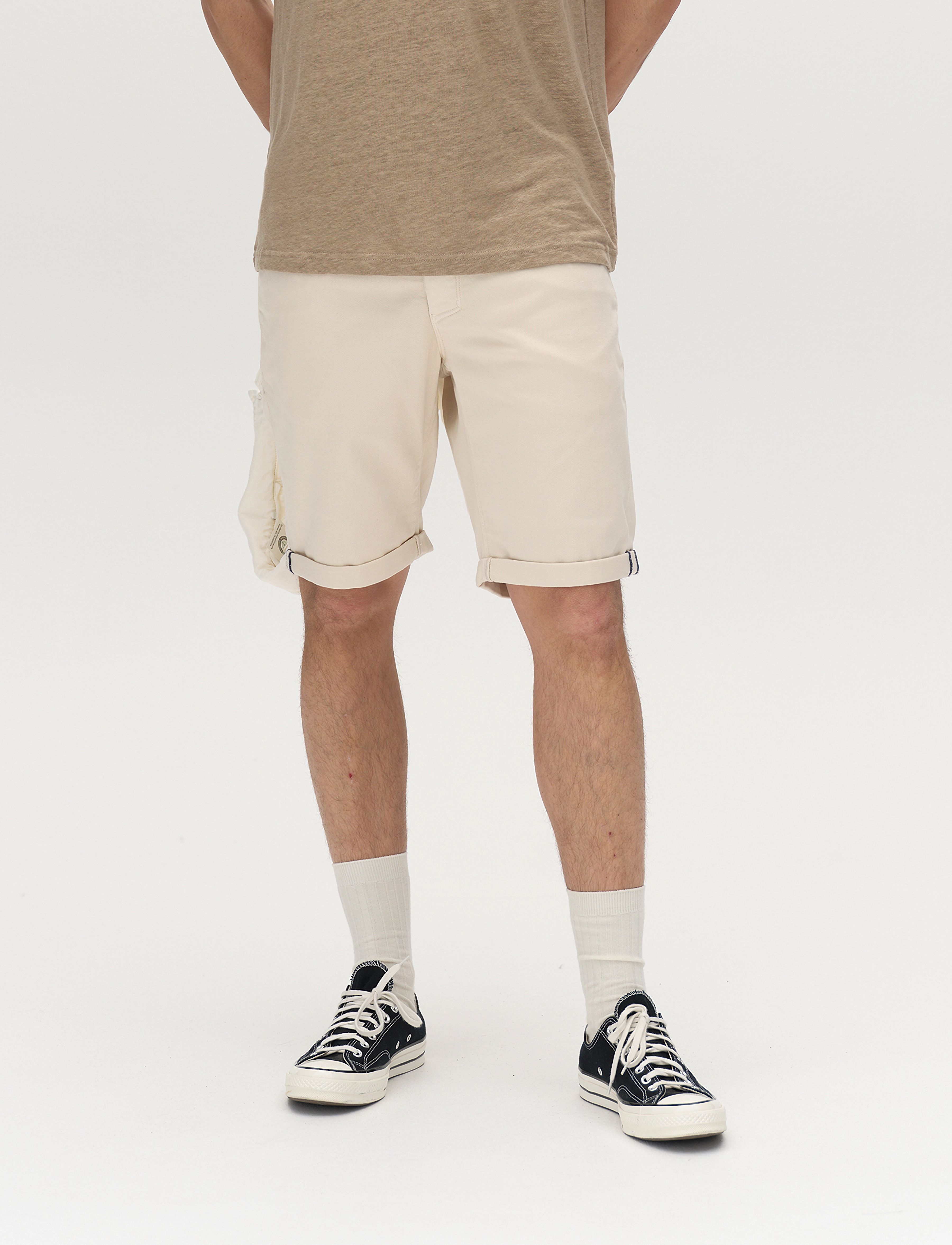 Gabba Gabjason K3995 Sanza Shorts, 30 x 30, Creme - Denim, Männerswear