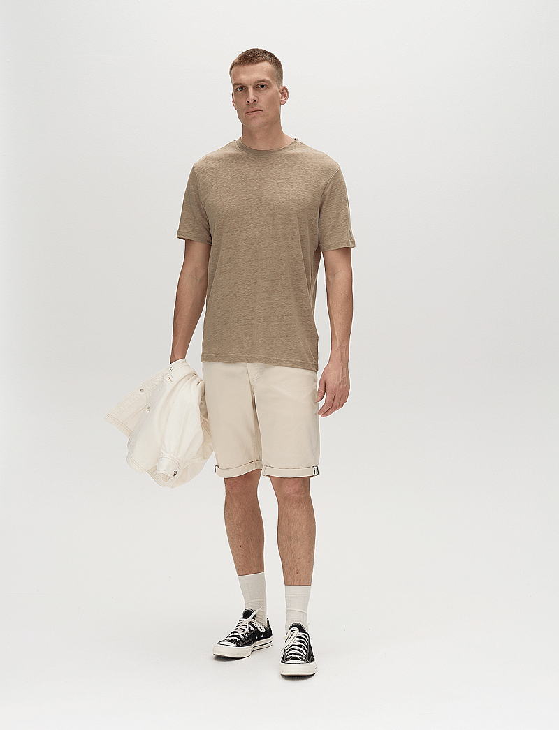 Gabba - Jason K3995 SANZA Shorts - hørshorts - birch - 3