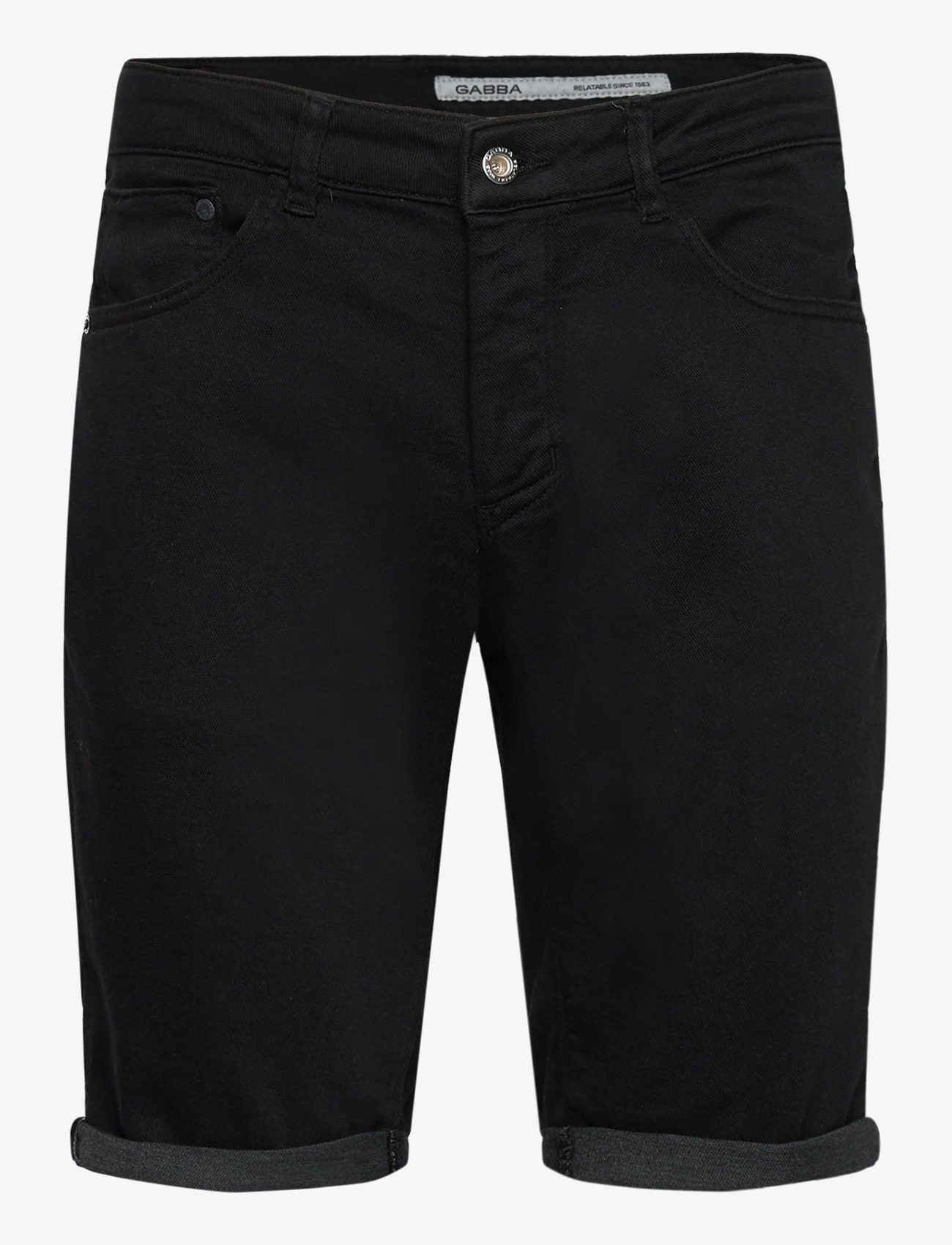 Gabba - Jason K3995 SANZA Shorts - džinsa šorti - black - 0
