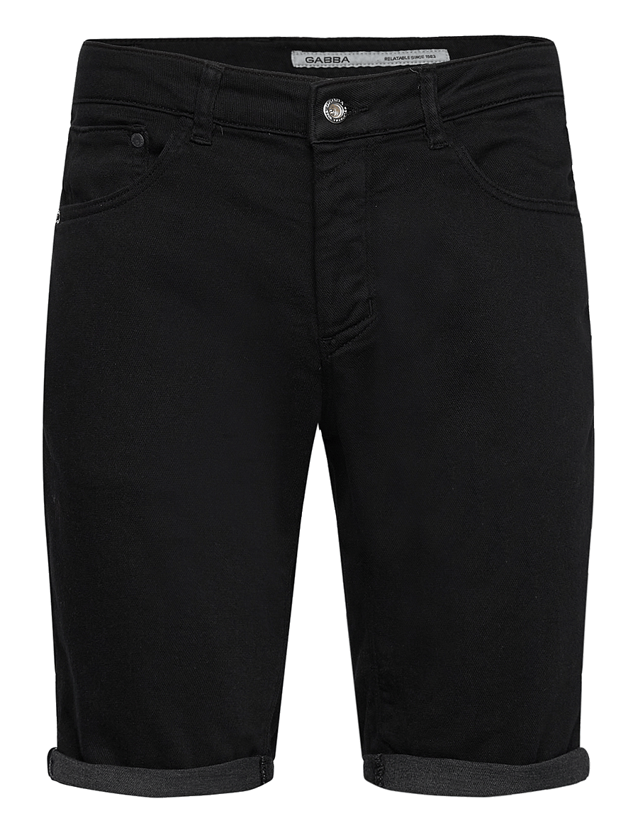 Gabba - GABjason K3995 SANZA Shorts - jeans shorts - black - 1