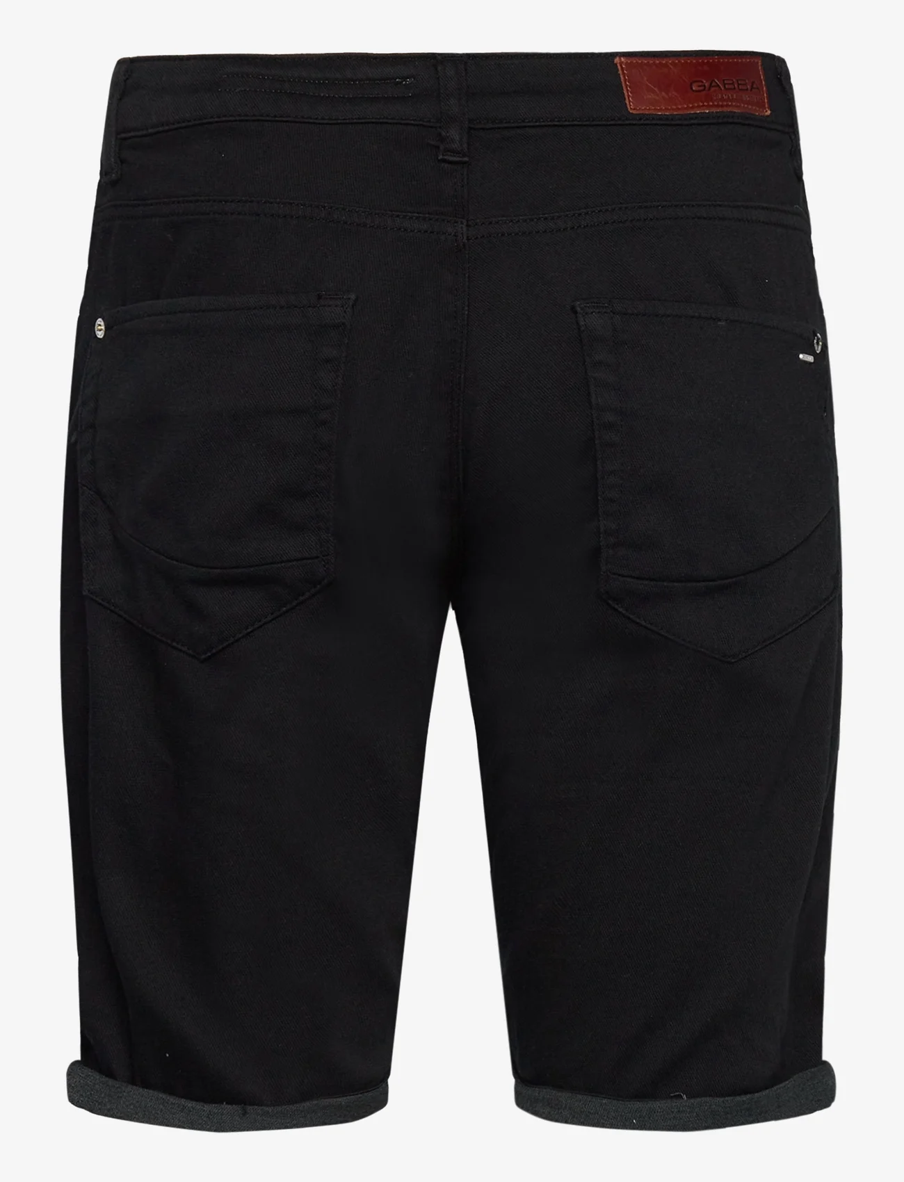 Gabba - Jason K3995 SANZA Shorts - džinsiniai šortai - black - 1