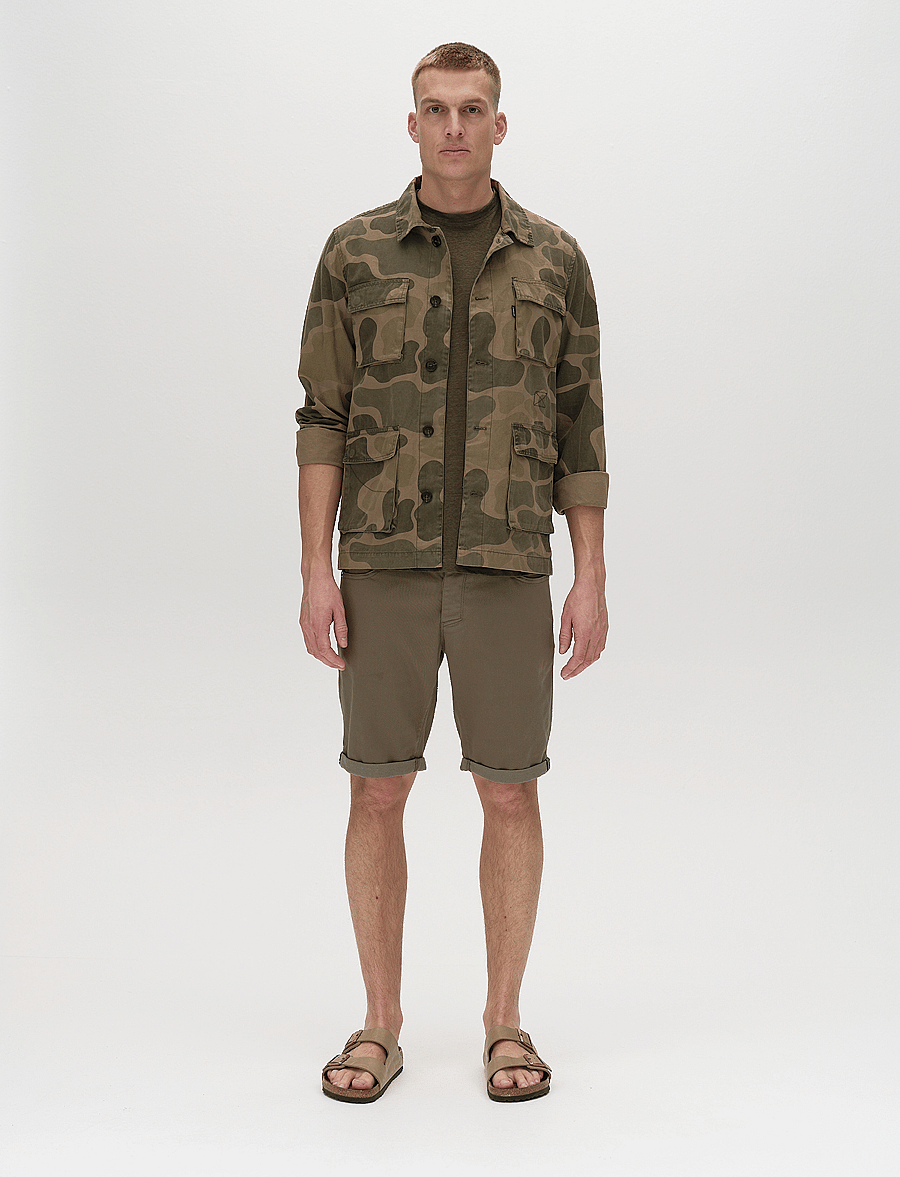 Gabba - GABjason K3995 SANZA Shorts - jeansshorts - dusty olive - 0