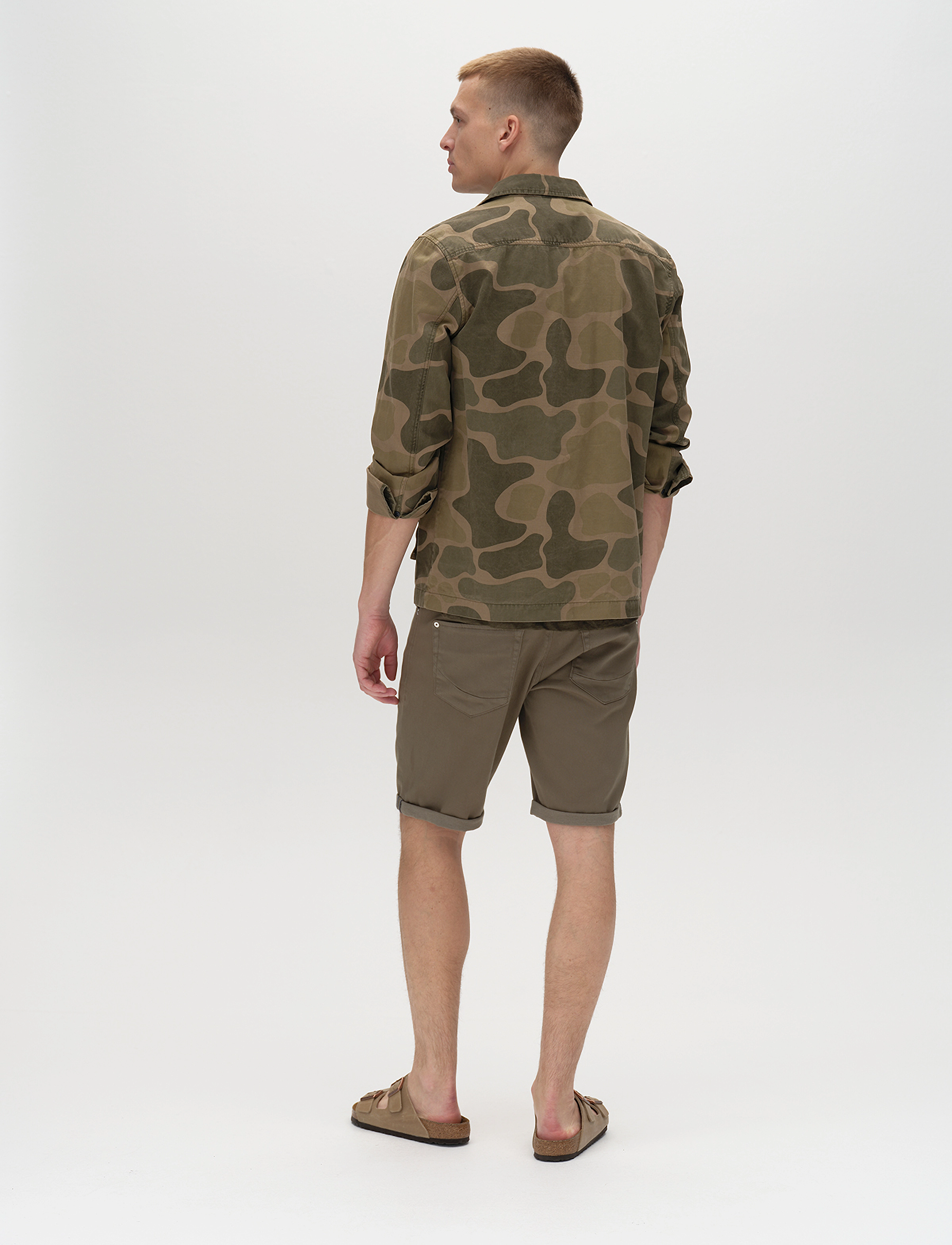 Gabba - GABjason K3995 SANZA Shorts - jorts - dusty olive - 4