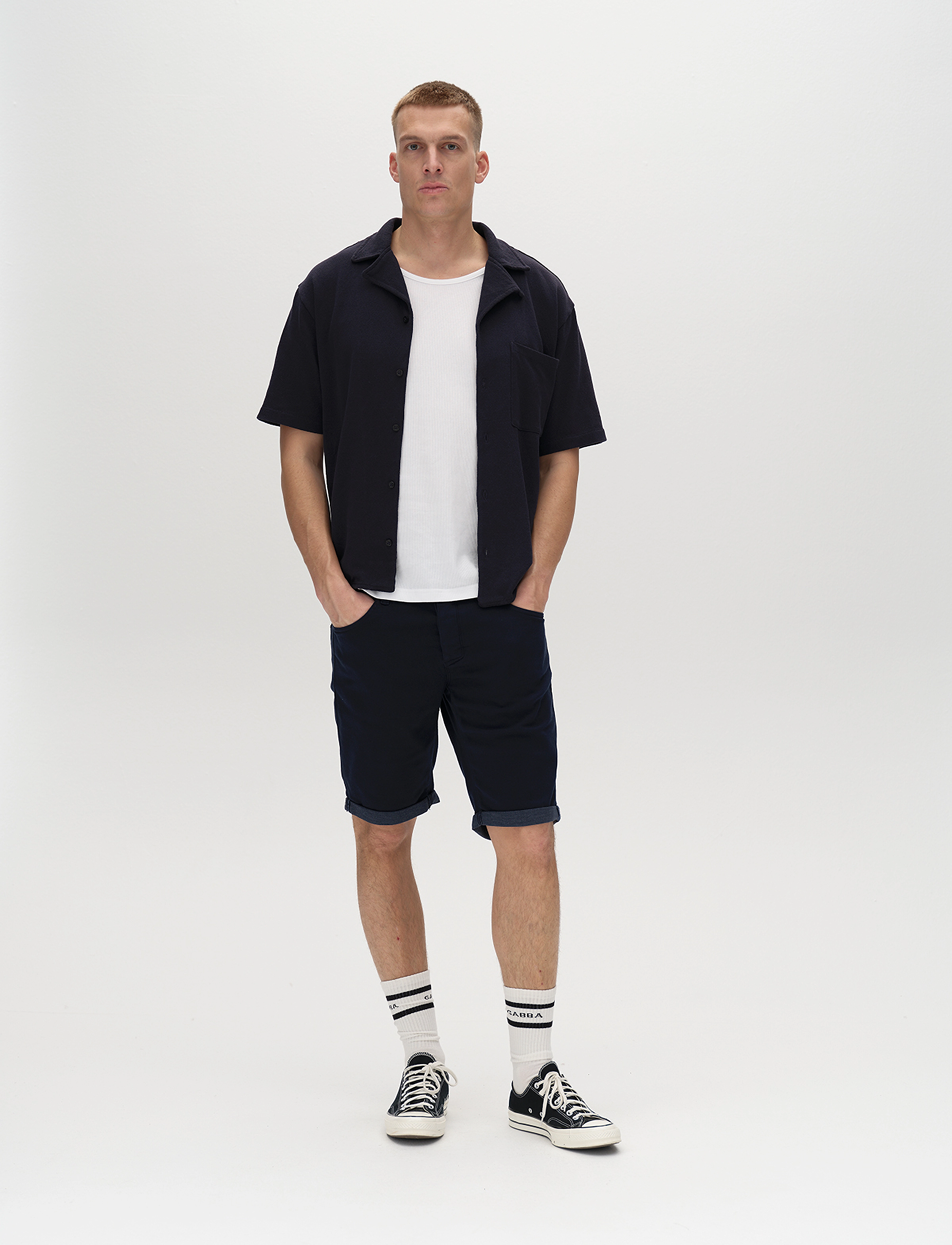Gabba Gabjason K3995 Sanza Shorts, 29 x 30, Marineblau - Denim, Männerswear