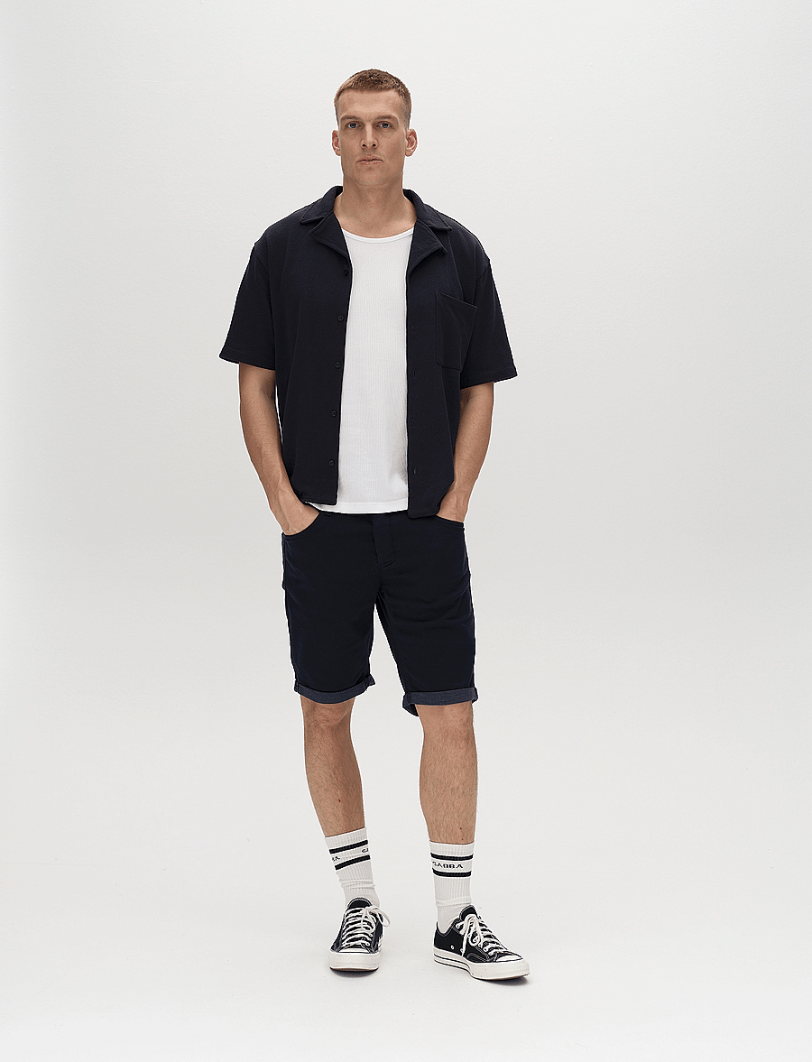 Gabba - GABjason K3995 SANZA Shorts - jeansshorts - navy - 0