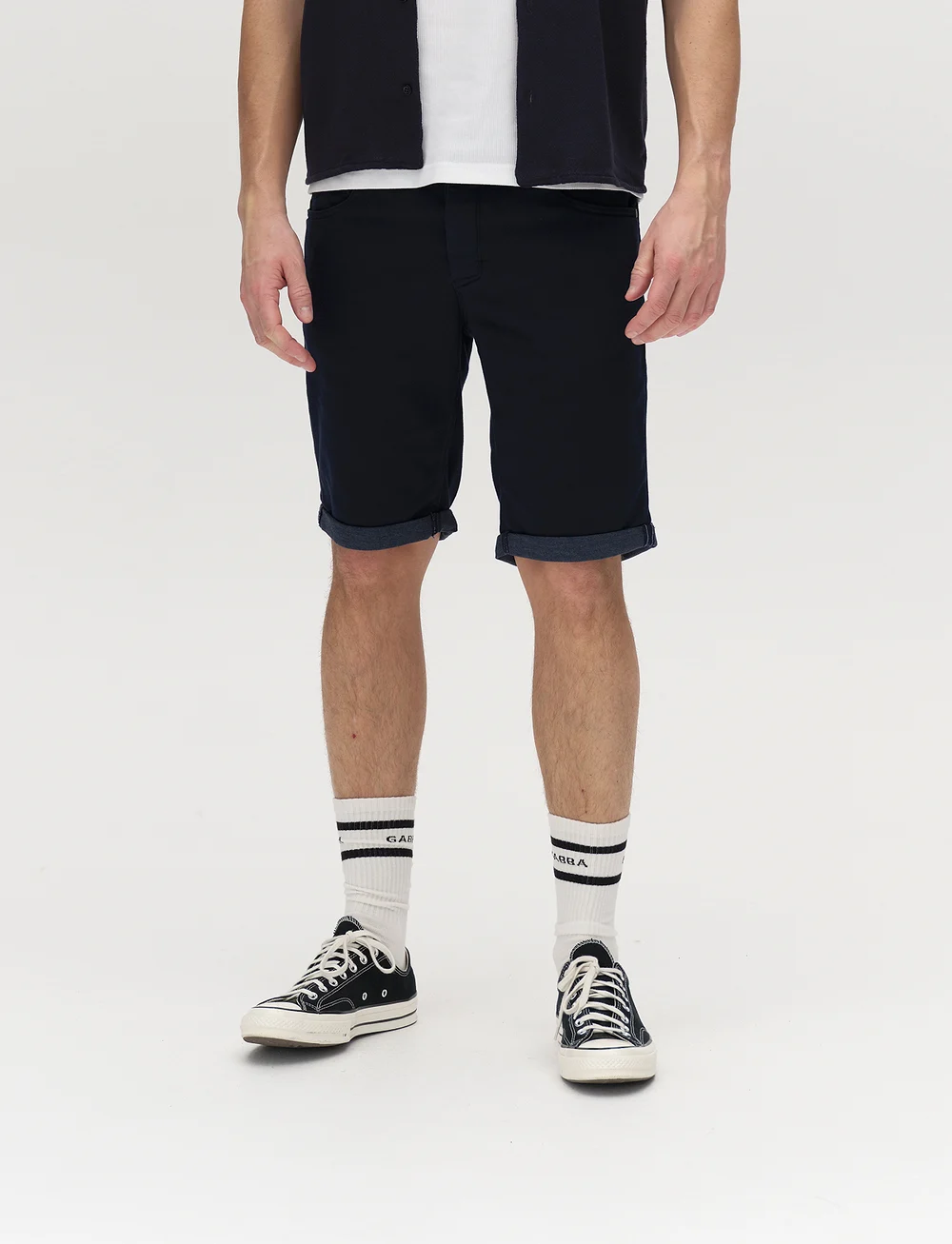 Gabba - Jason K3995 SANZA Shorts - linneshorts - navy - 3