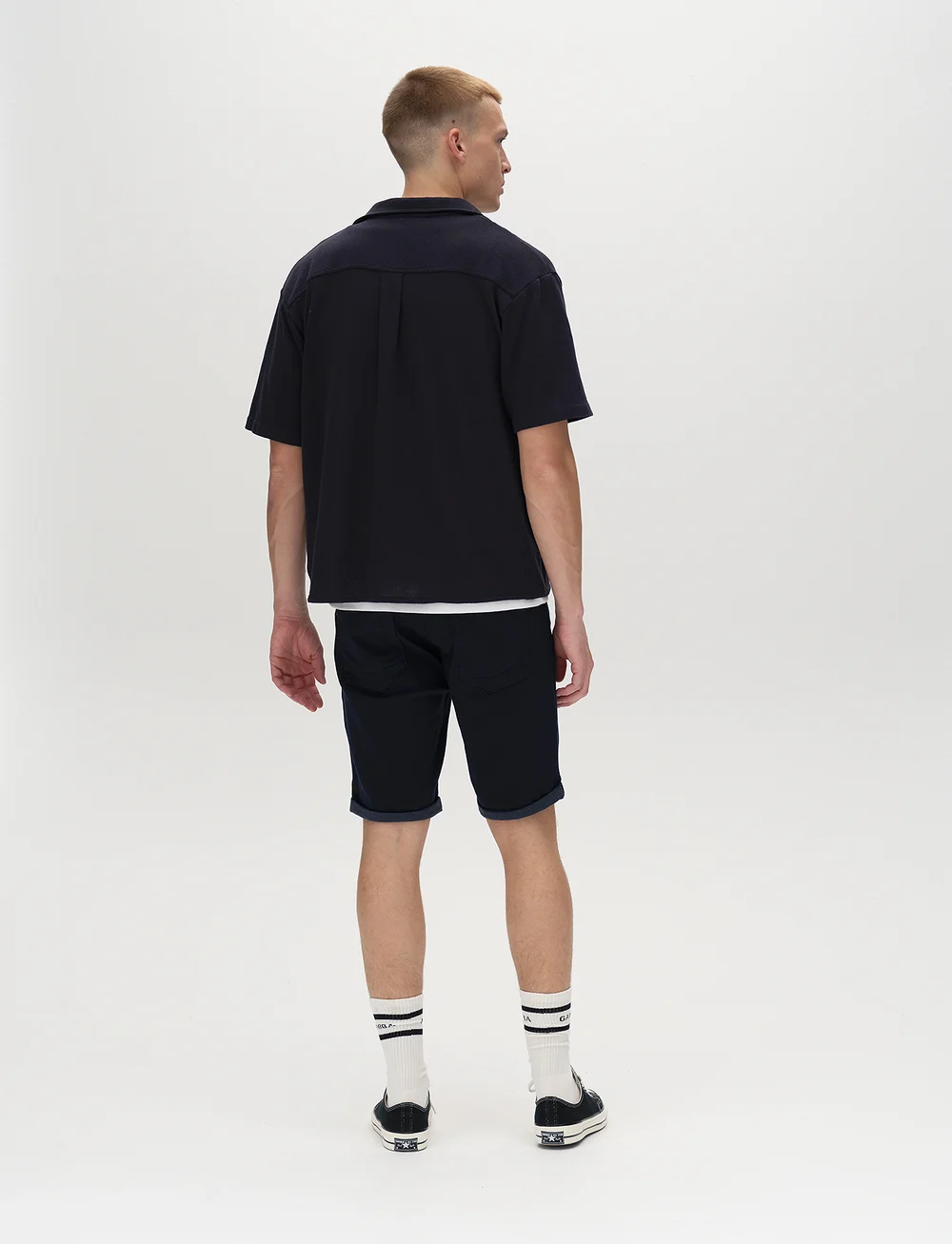 Gabba - Jason K3995 SANZA Shorts - linneshorts - navy - 4